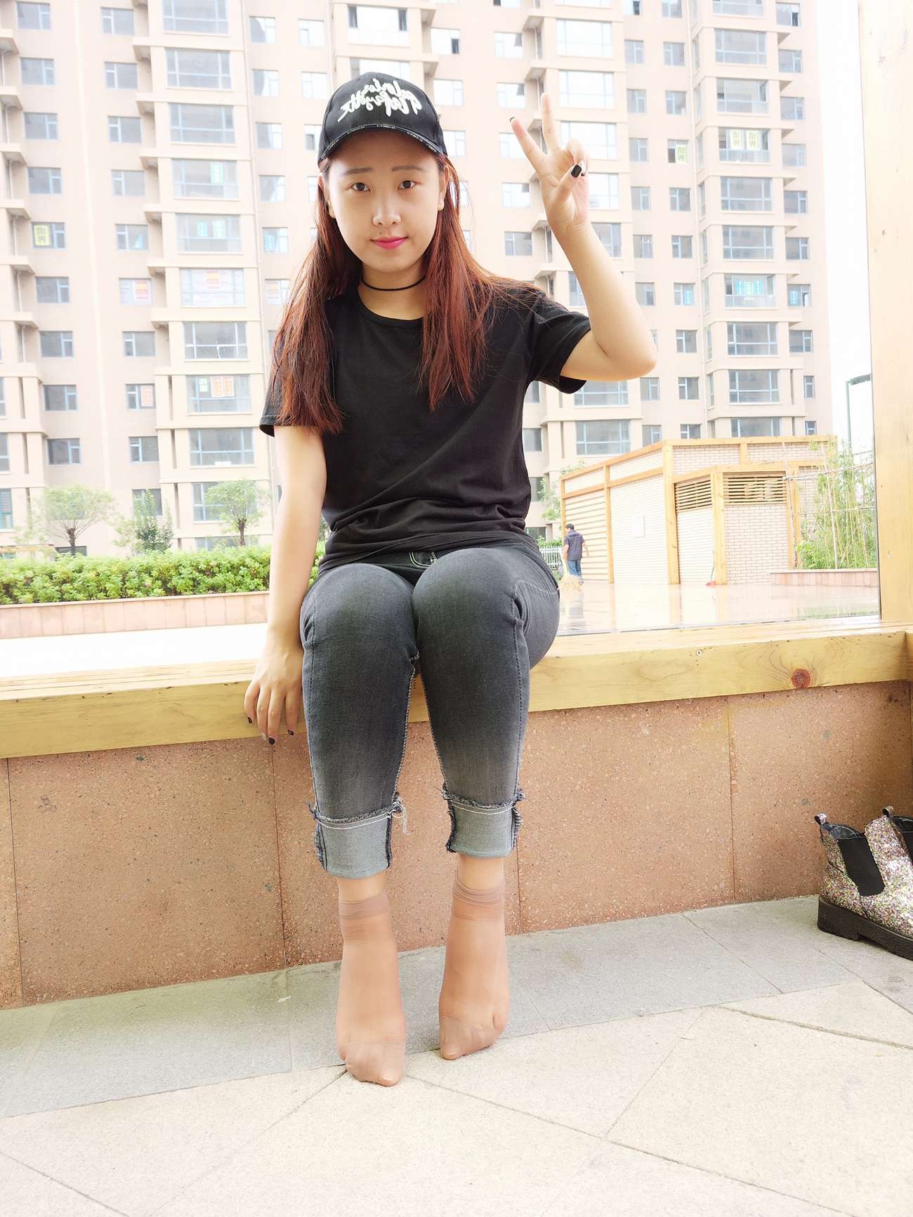 图片[158]-学妹校园寝室短丝系列019期 李润泽[182P] – 速更版-美库