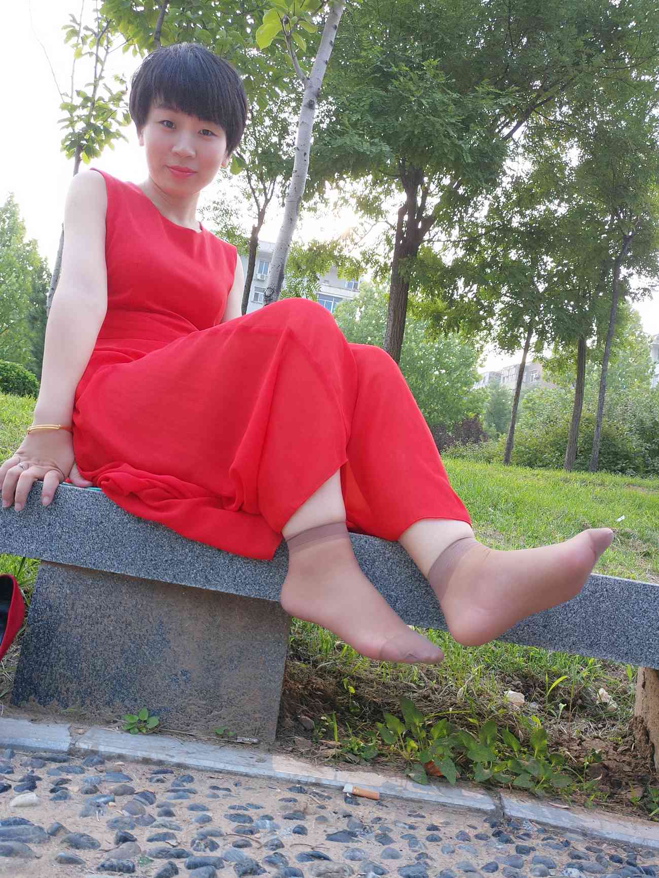 图片[14]-学妹校园寝室短丝系列022期 冯婷[98P] – 速更版-美库