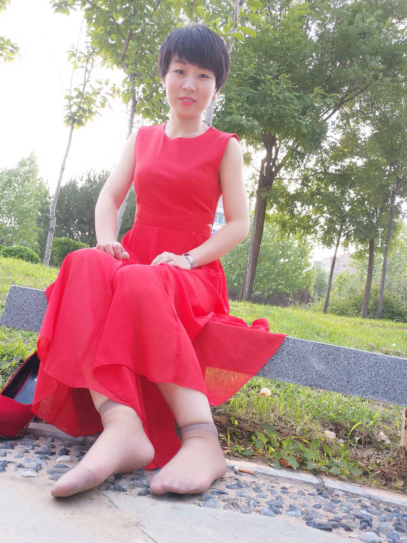 图片[18]-学妹校园寝室短丝系列022期 冯婷[98P] – 速更版-美库