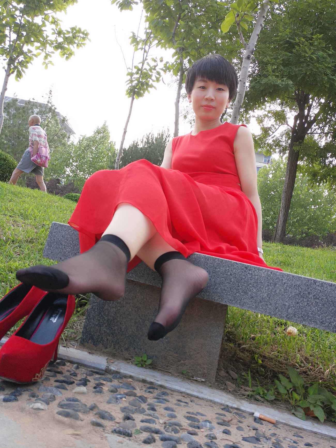 图片[19]-学妹校园寝室短丝系列022期 冯婷[98P] – 速更版-美库