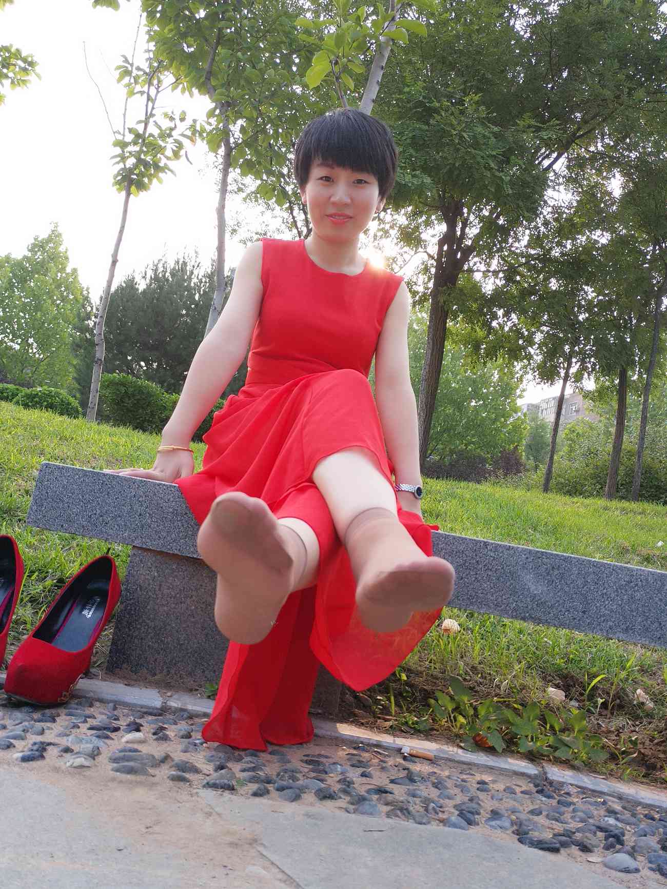 图片[21]-学妹校园寝室短丝系列022期 冯婷[98P] – 速更版-美库