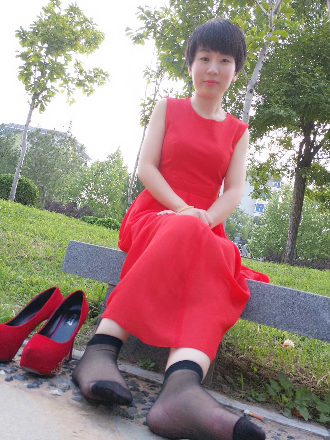 图片[33]-学妹校园寝室短丝系列022期 冯婷[98P] – 速更版-美库