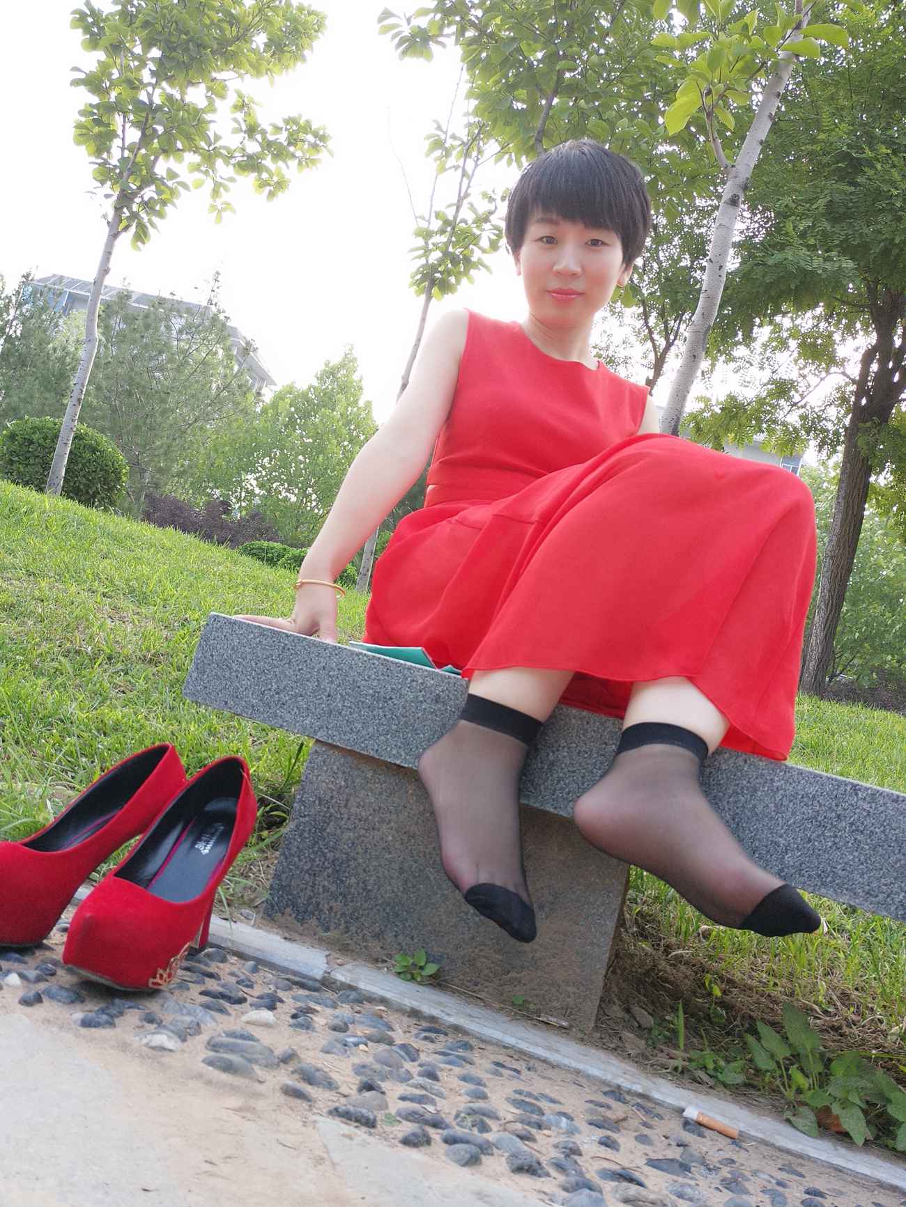 图片[42]-学妹校园寝室短丝系列022期 冯婷[98P] – 速更版-美库