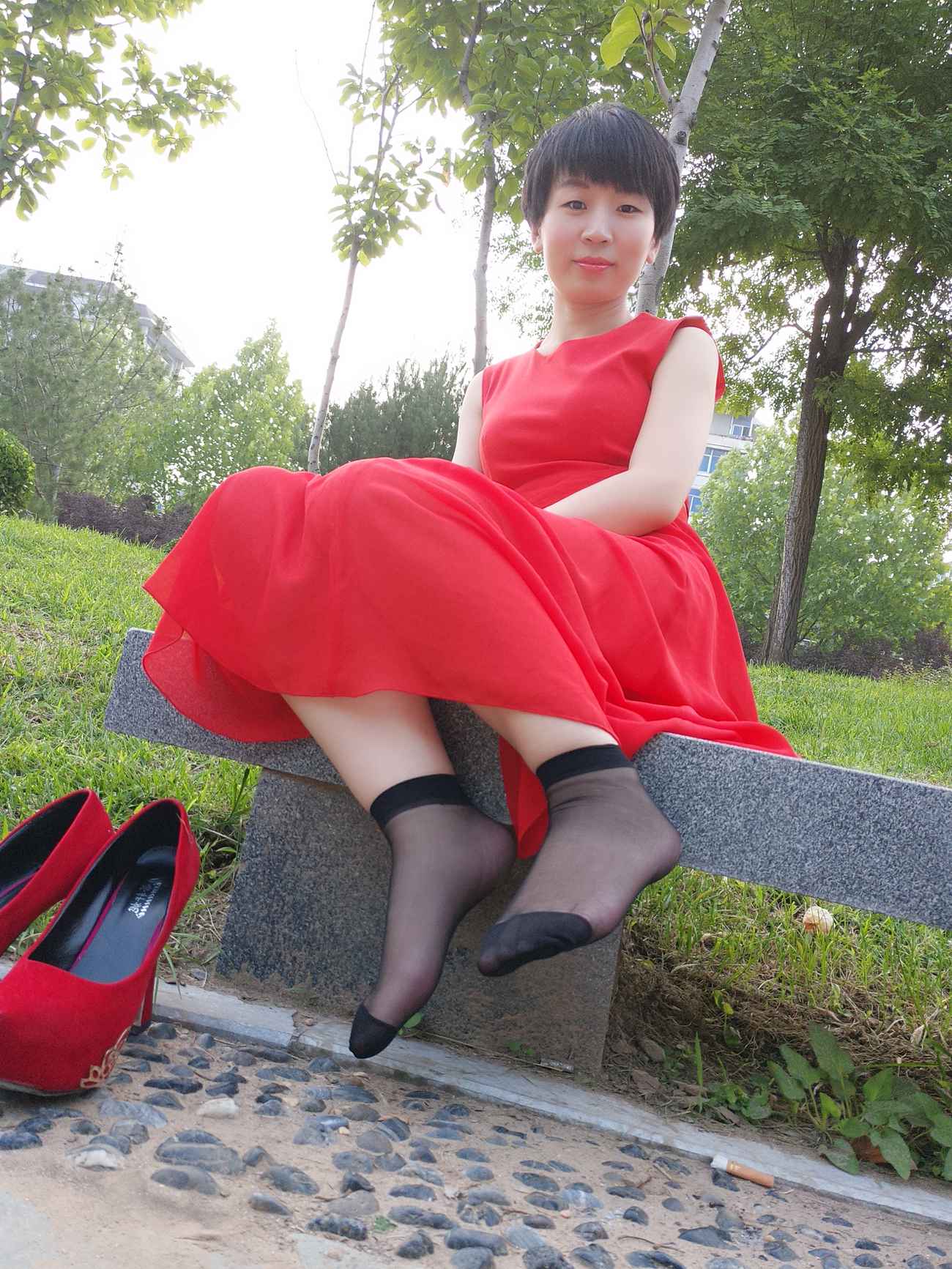 图片[45]-学妹校园寝室短丝系列022期 冯婷[98P] – 速更版-美库