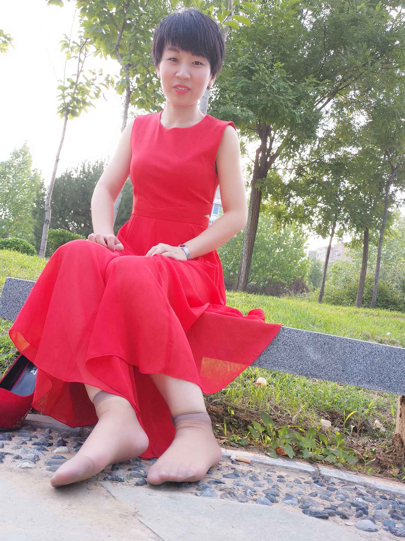 图片[50]-学妹校园寝室短丝系列022期 冯婷[98P] – 速更版-美库