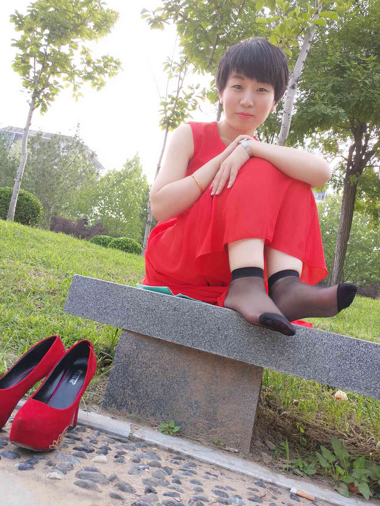 图片[58]-学妹校园寝室短丝系列022期 冯婷[98P] – 速更版-美库