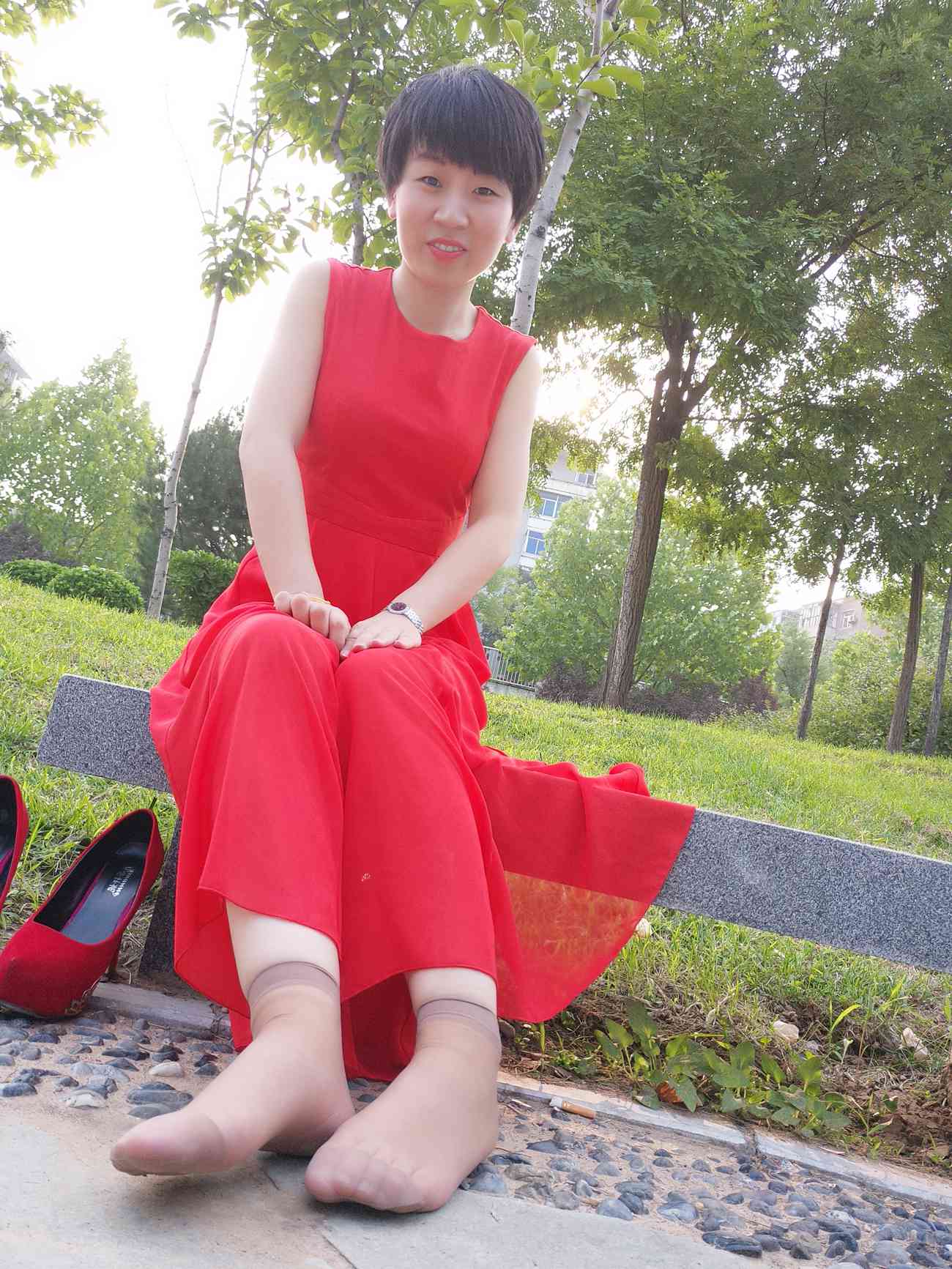 图片[60]-学妹校园寝室短丝系列022期 冯婷[98P] – 速更版-美库