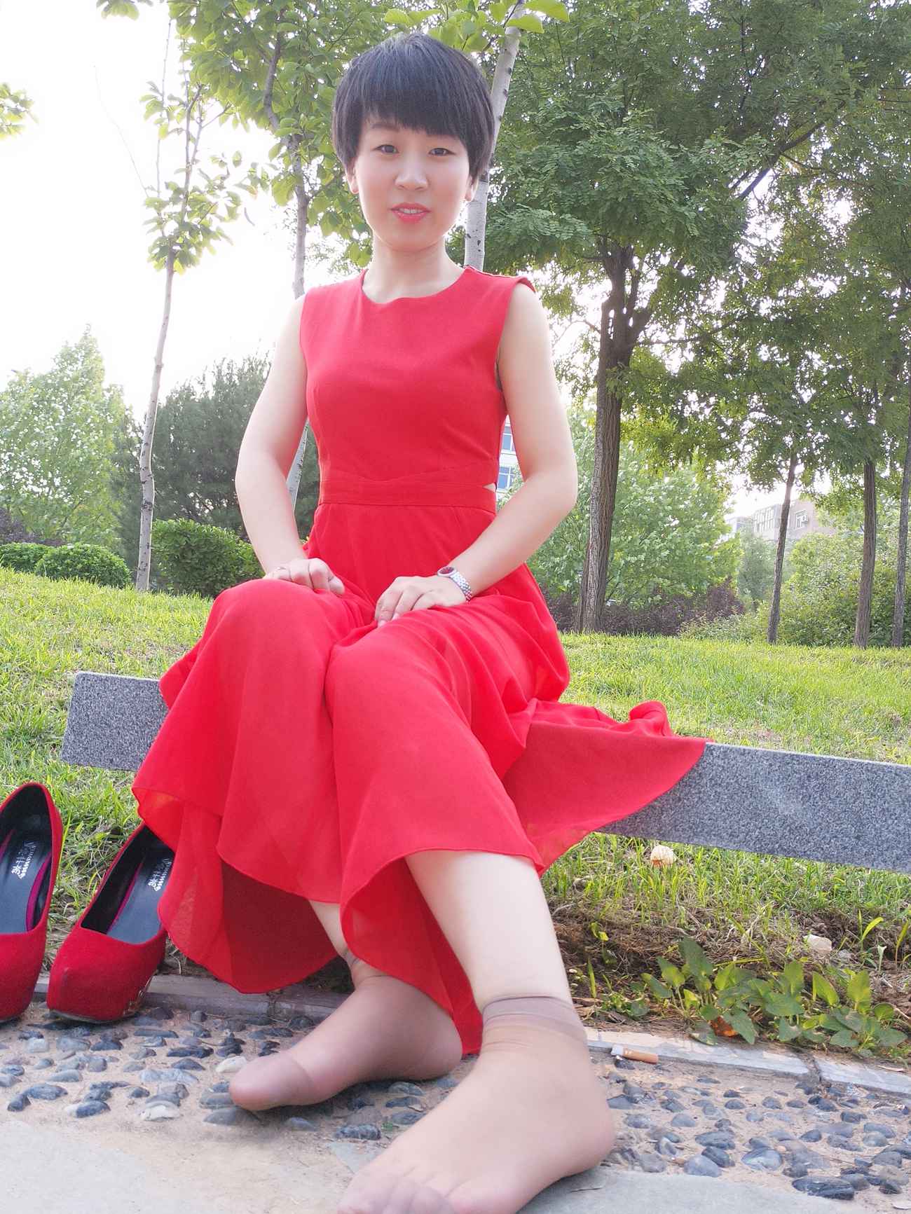 图片[69]-学妹校园寝室短丝系列022期 冯婷[98P] – 速更版-美库