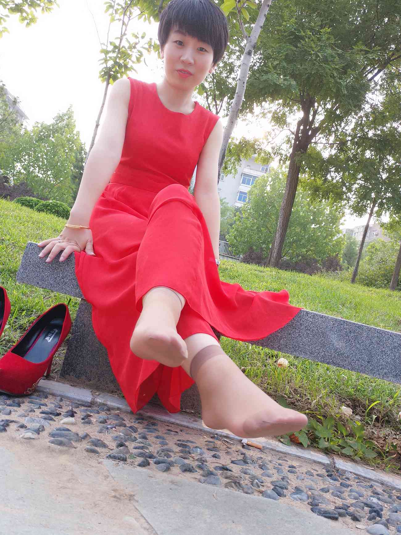 图片[72]-学妹校园寝室短丝系列022期 冯婷[98P] – 速更版-美库