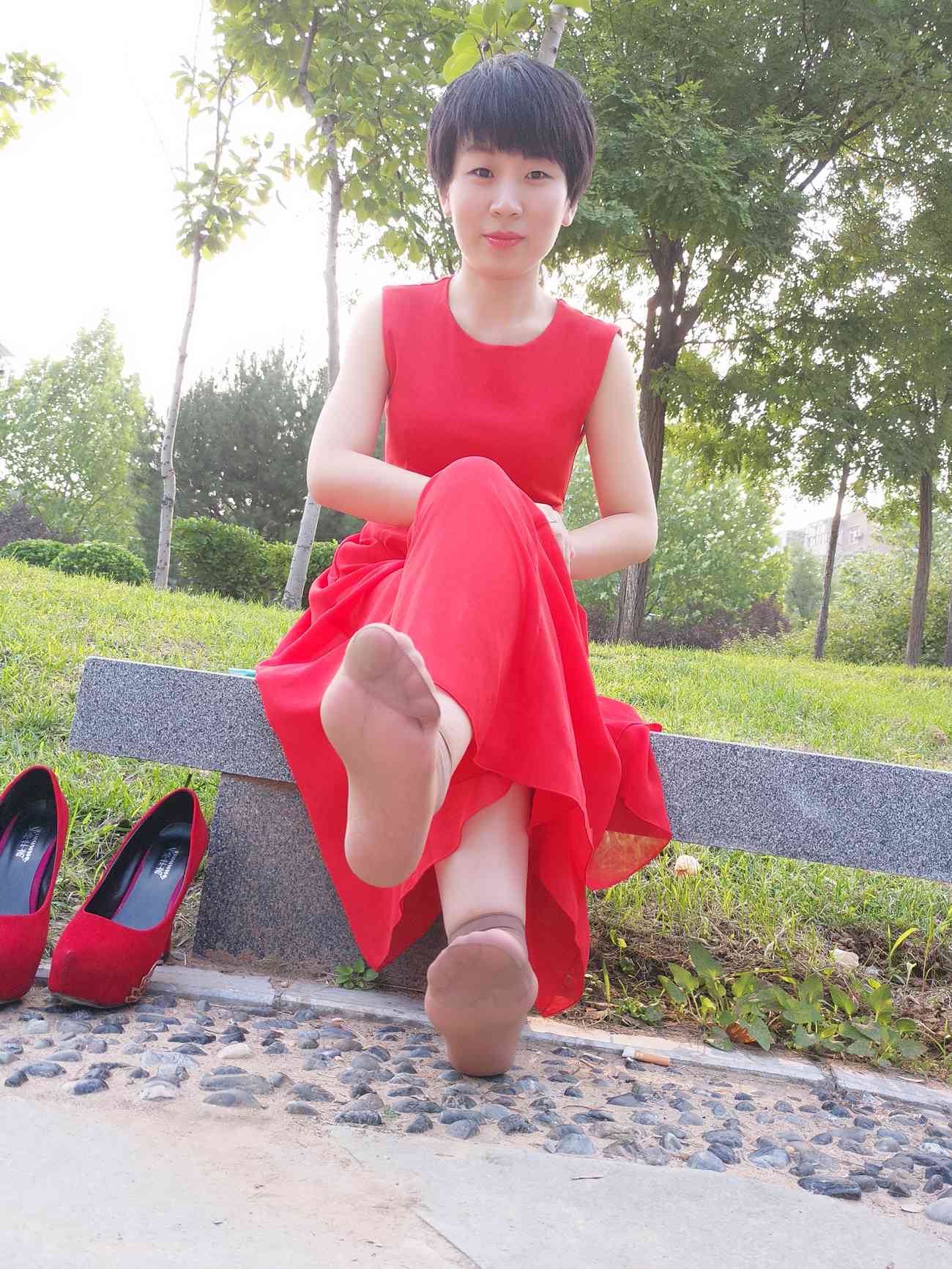 图片[79]-学妹校园寝室短丝系列022期 冯婷[98P] – 速更版-美库