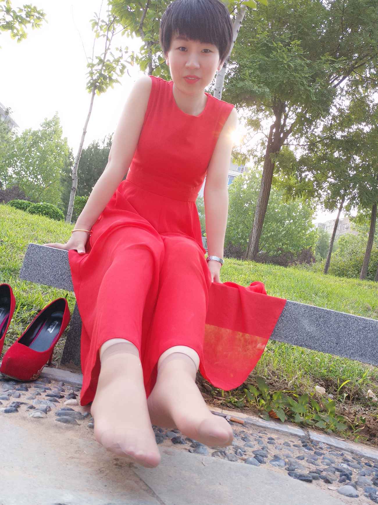 图片[90]-学妹校园寝室短丝系列022期 冯婷[98P] – 速更版-美库