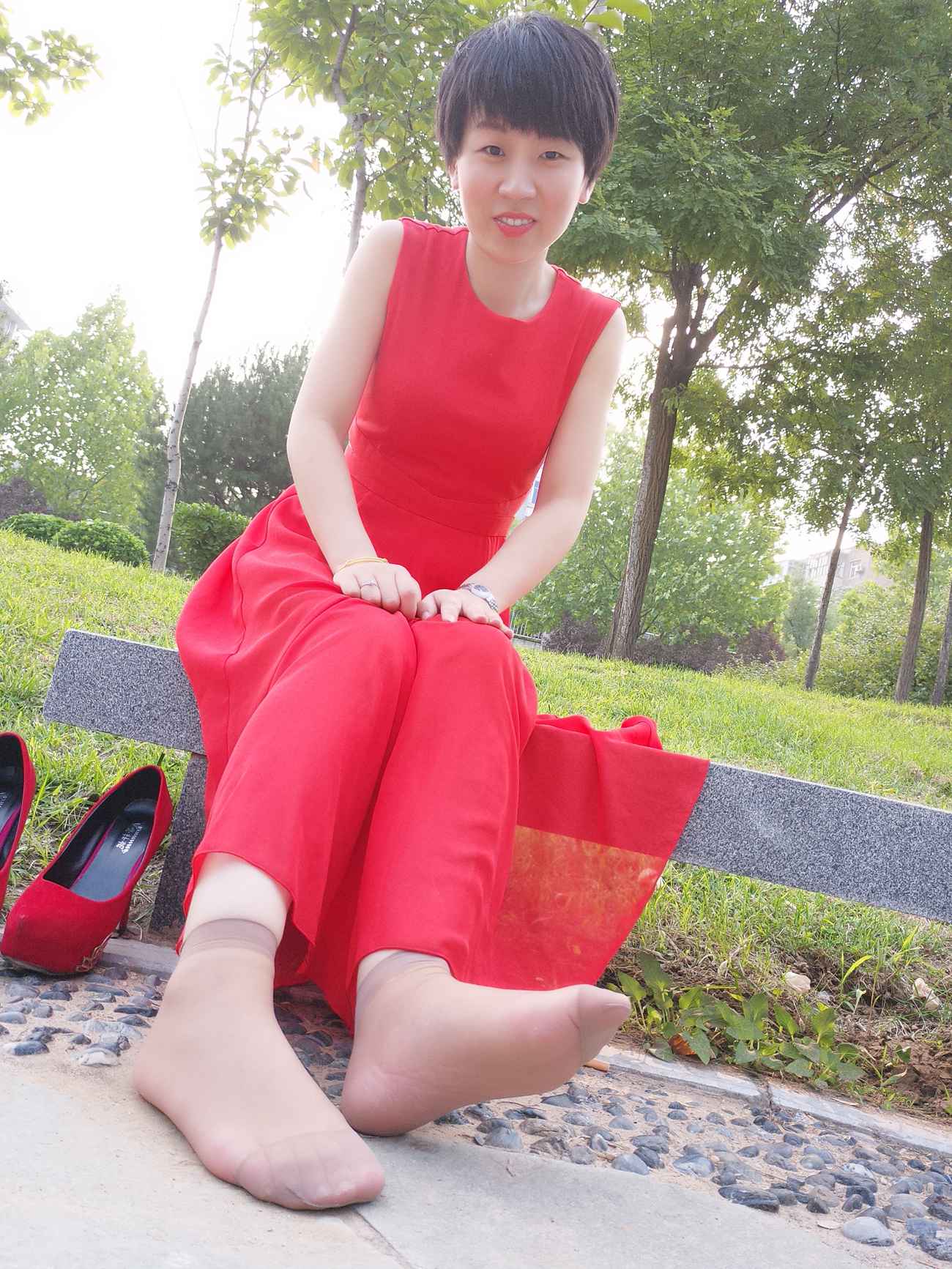 图片[94]-学妹校园寝室短丝系列022期 冯婷[98P] – 速更版-美库