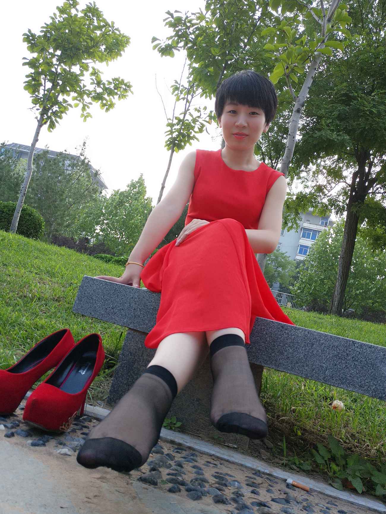 图片[95]-学妹校园寝室短丝系列022期 冯婷[98P] – 速更版-美库