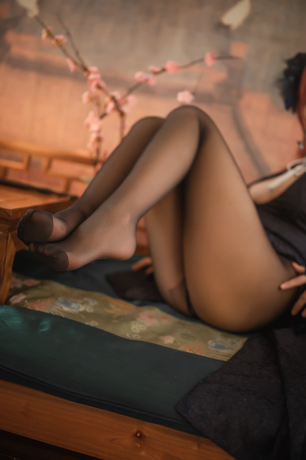 图片[35]-蜜汁猫裘 – 黑太子旗袍[40P] – 速更版-美库