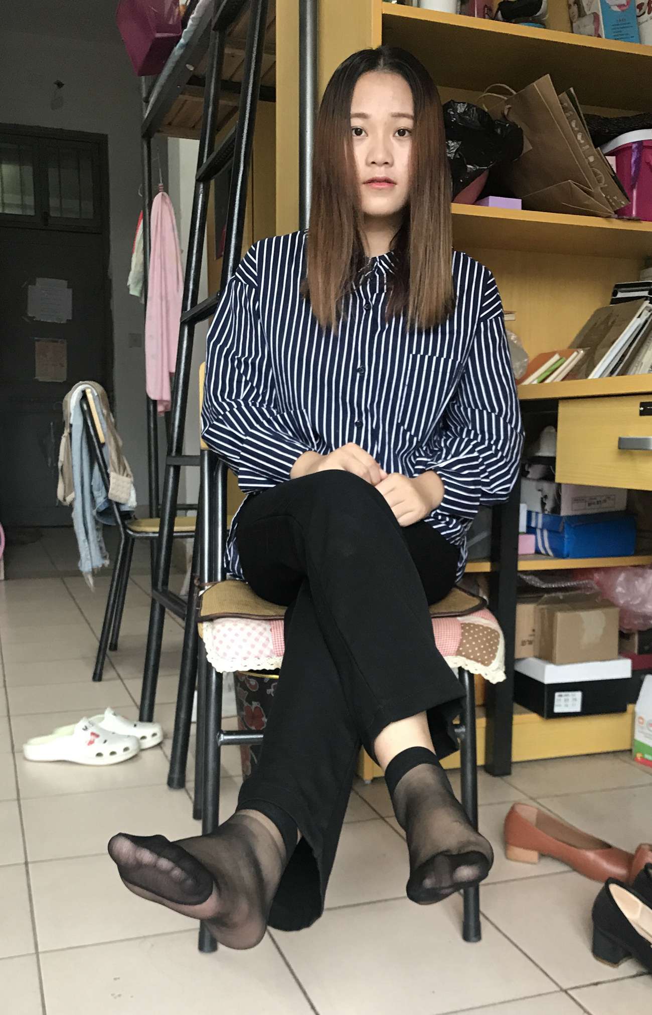 图片[33]-学妹校园寝室短丝系列023期 林丽雯[98P] – 速更版-美库