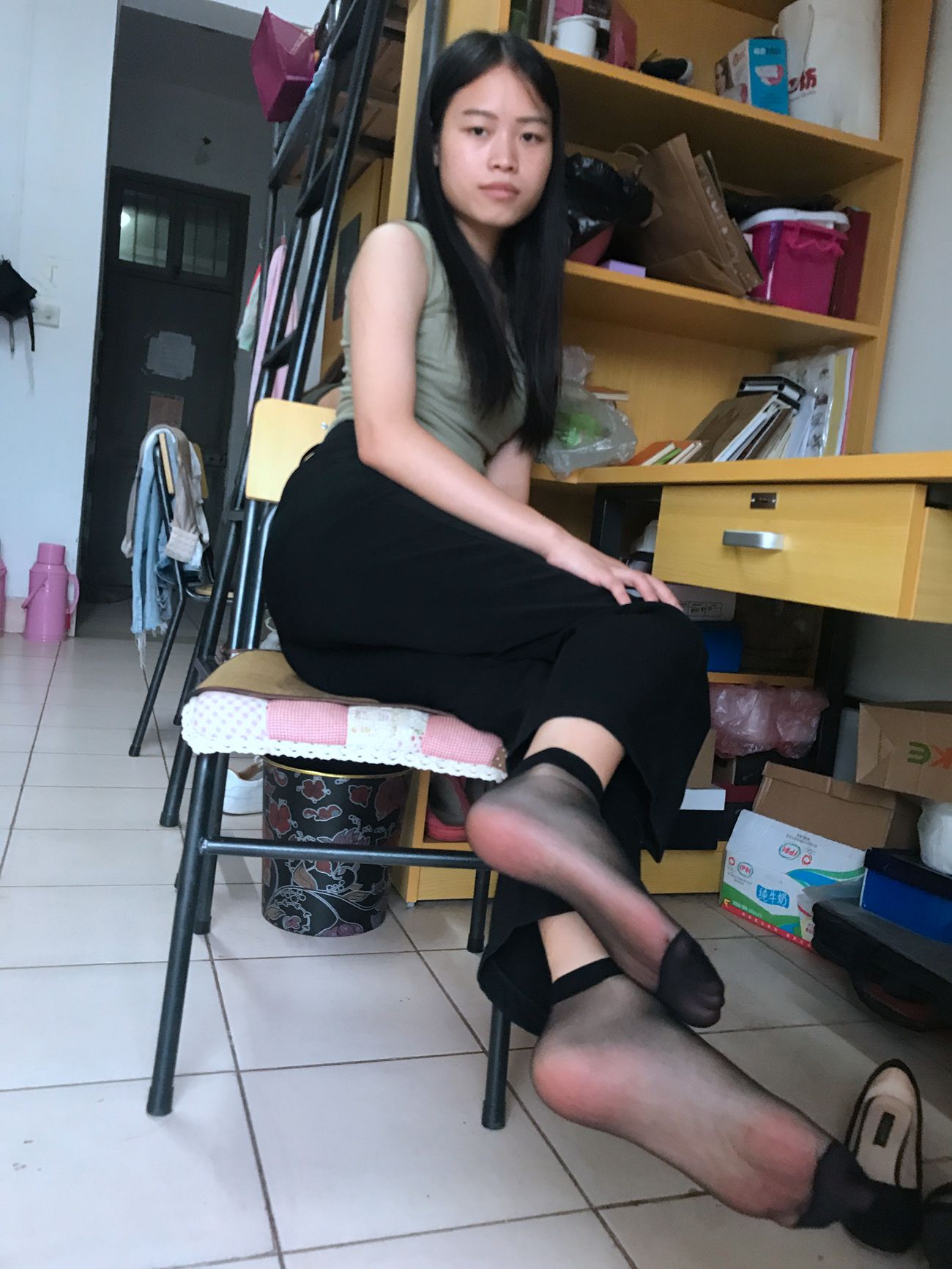 图片[35]-学妹校园寝室短丝系列023期 林丽雯[98P] – 速更版-美库