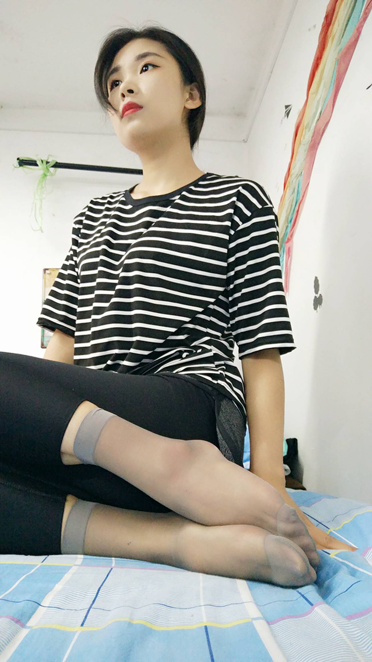 图片[15]-学妹校园寝室短丝系列024期 刘志明[52P] – 速更版-美库