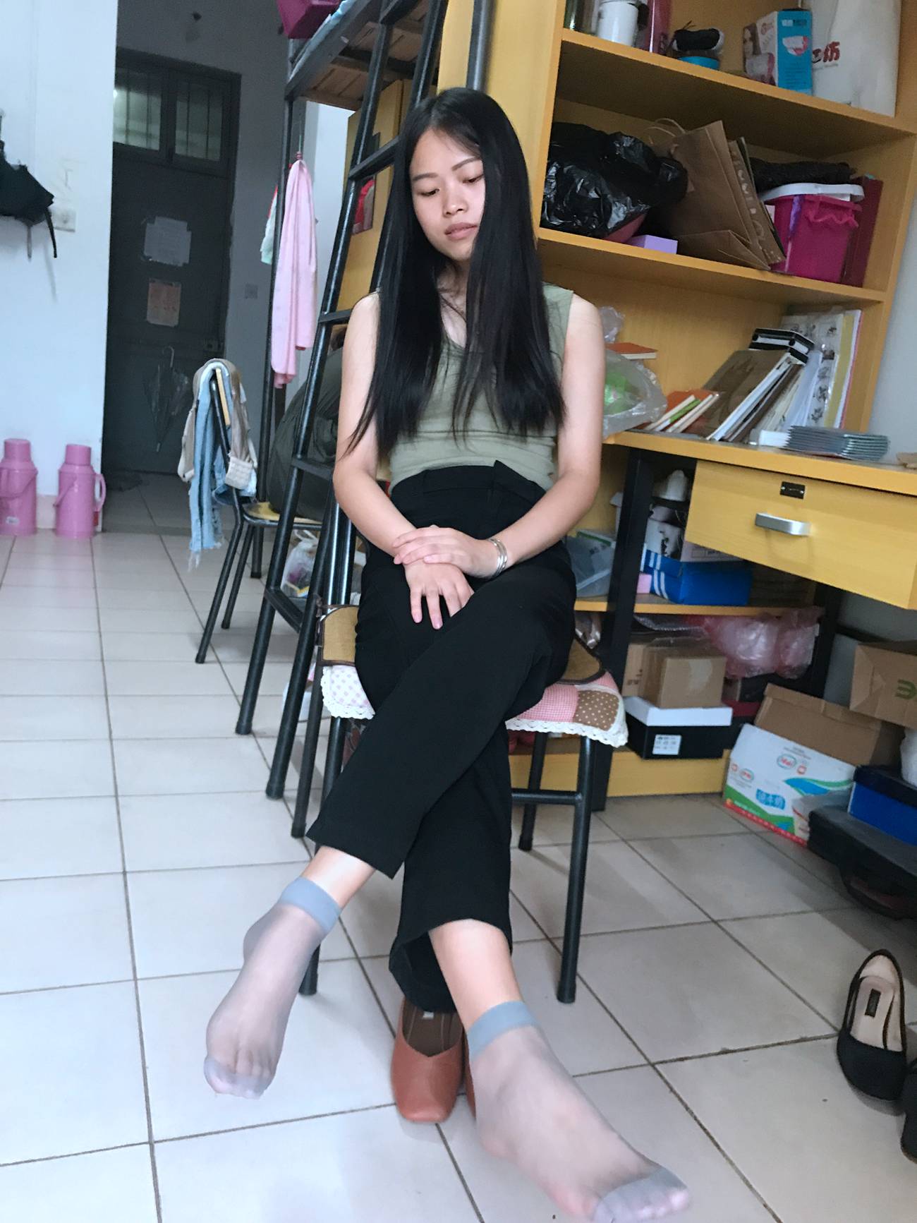 图片[36]-学妹校园寝室短丝系列023期 林丽雯[98P] – 速更版-美库