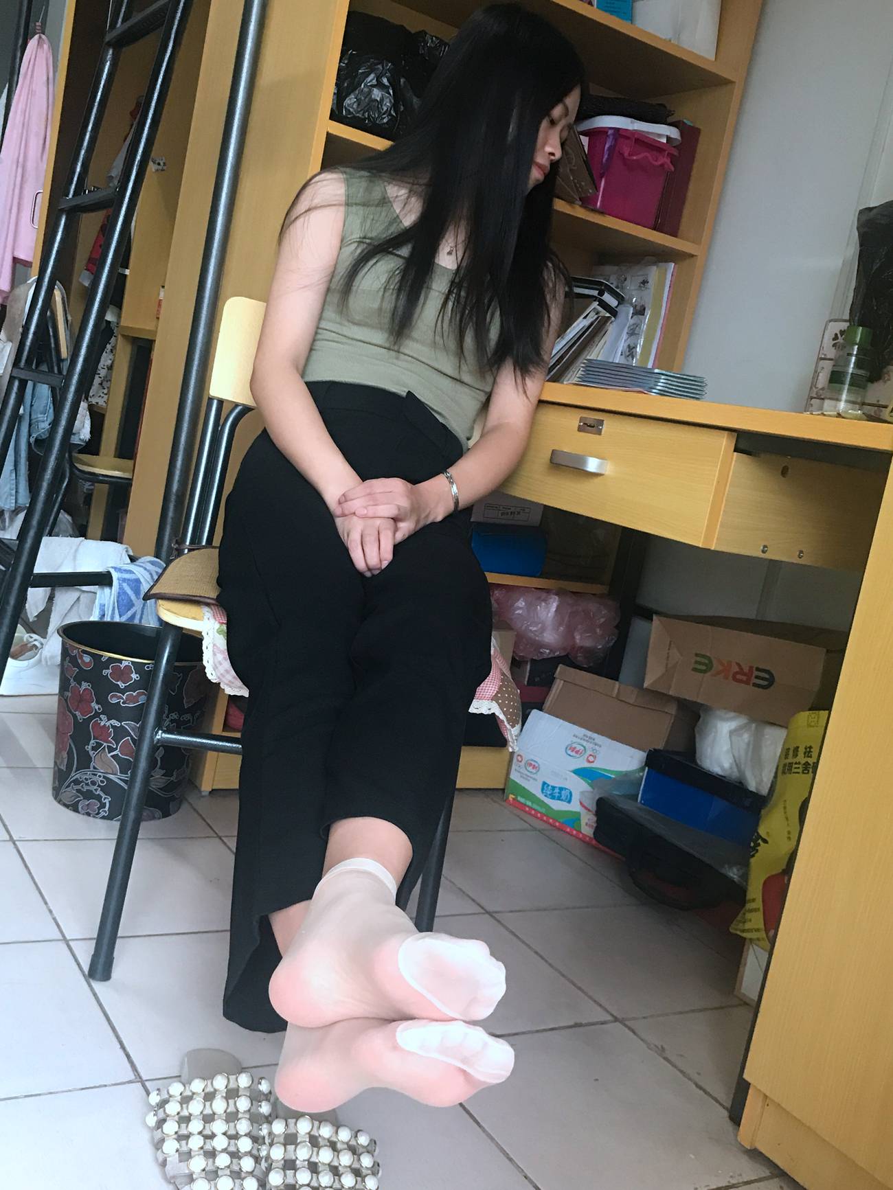 图片[52]-学妹校园寝室短丝系列023期 林丽雯[98P] – 速更版-美库