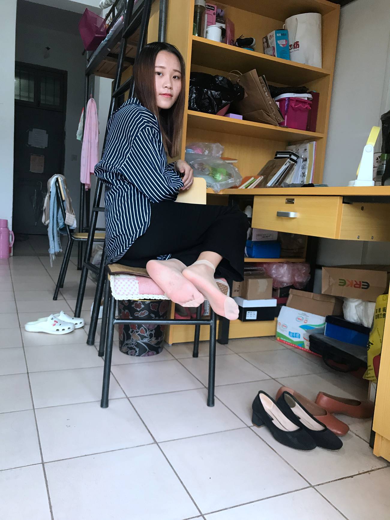 图片[60]-学妹校园寝室短丝系列023期 林丽雯[98P] – 速更版-美库