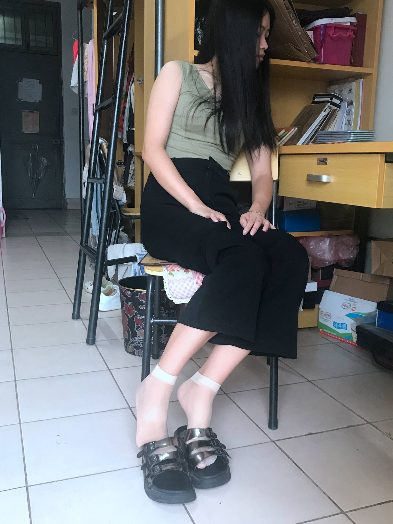 图片[61]-学妹校园寝室短丝系列023期 林丽雯[98P] – 速更版-美库