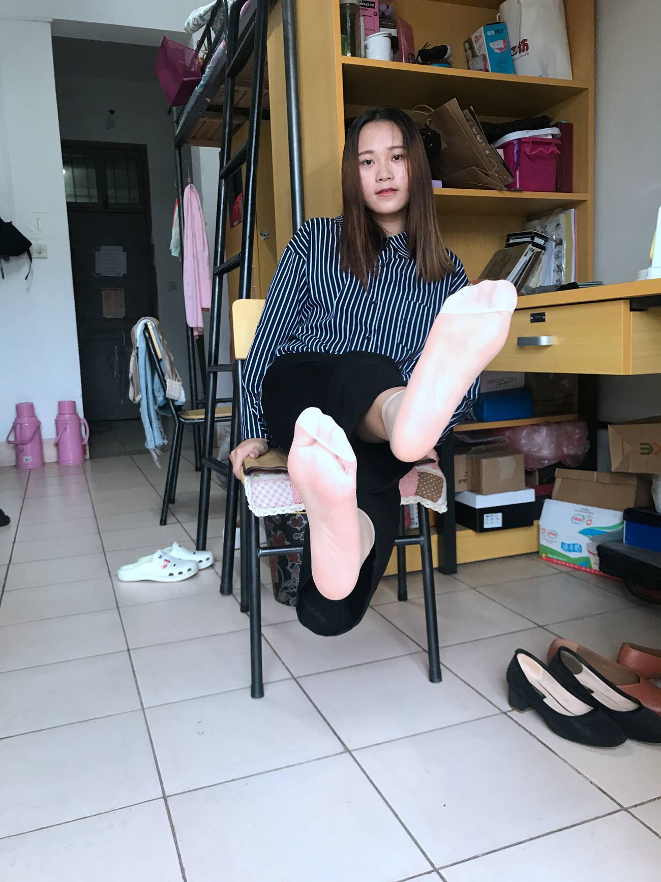 图片[68]-学妹校园寝室短丝系列023期 林丽雯[98P] – 速更版-美库