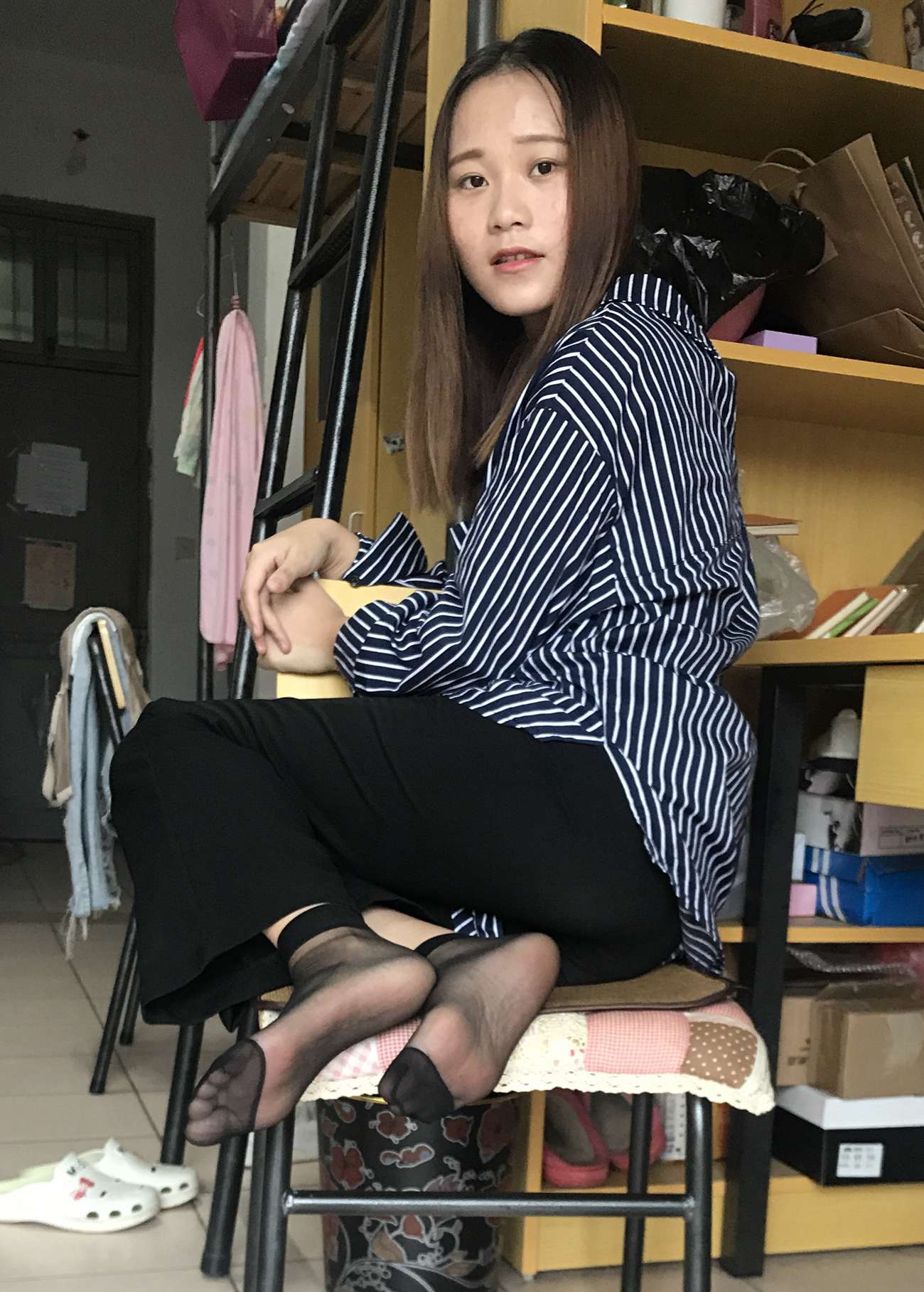 图片[82]-学妹校园寝室短丝系列023期 林丽雯[98P] – 速更版-美库