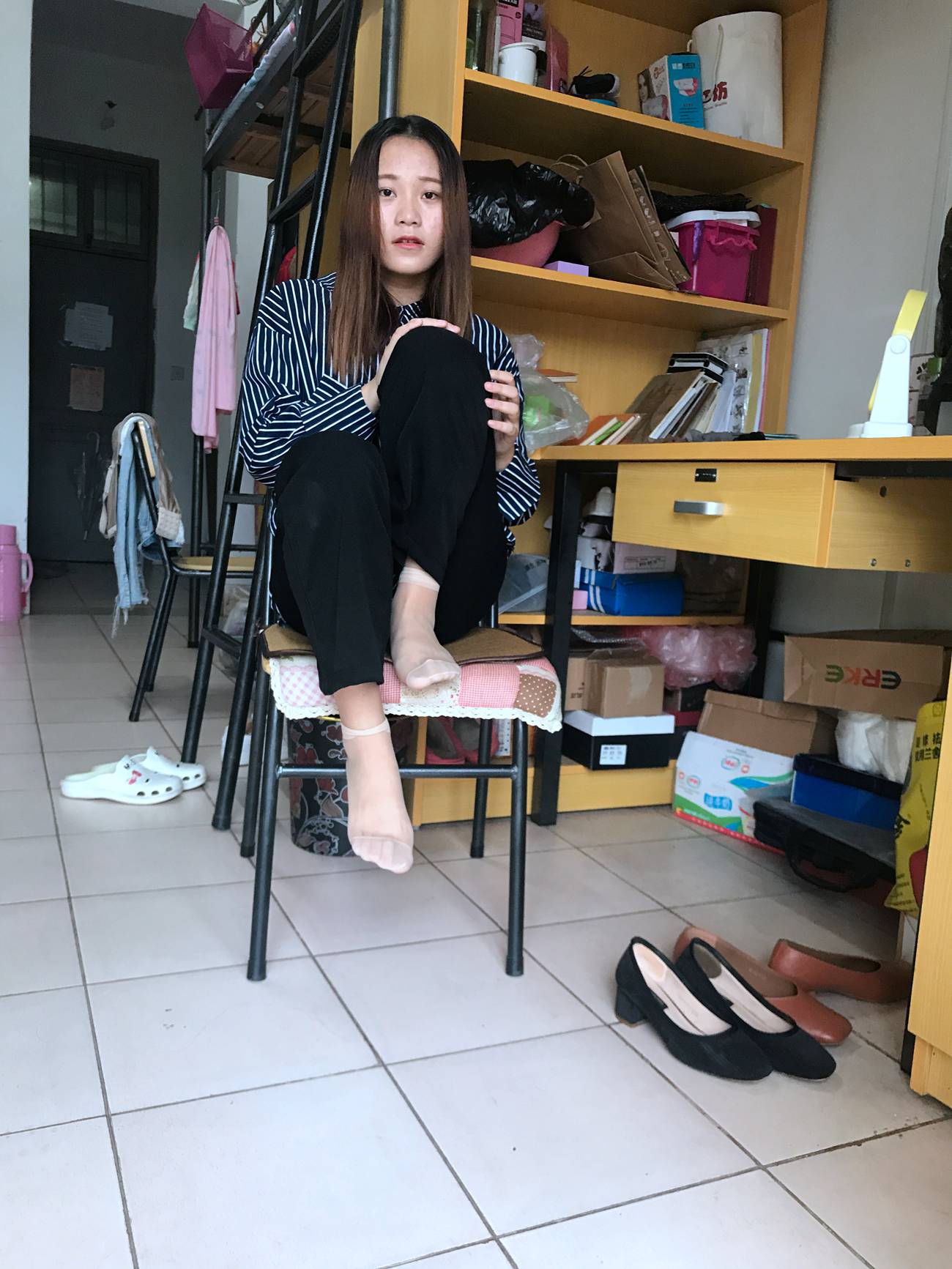 图片[95]-学妹校园寝室短丝系列023期 林丽雯[98P] – 速更版-美库