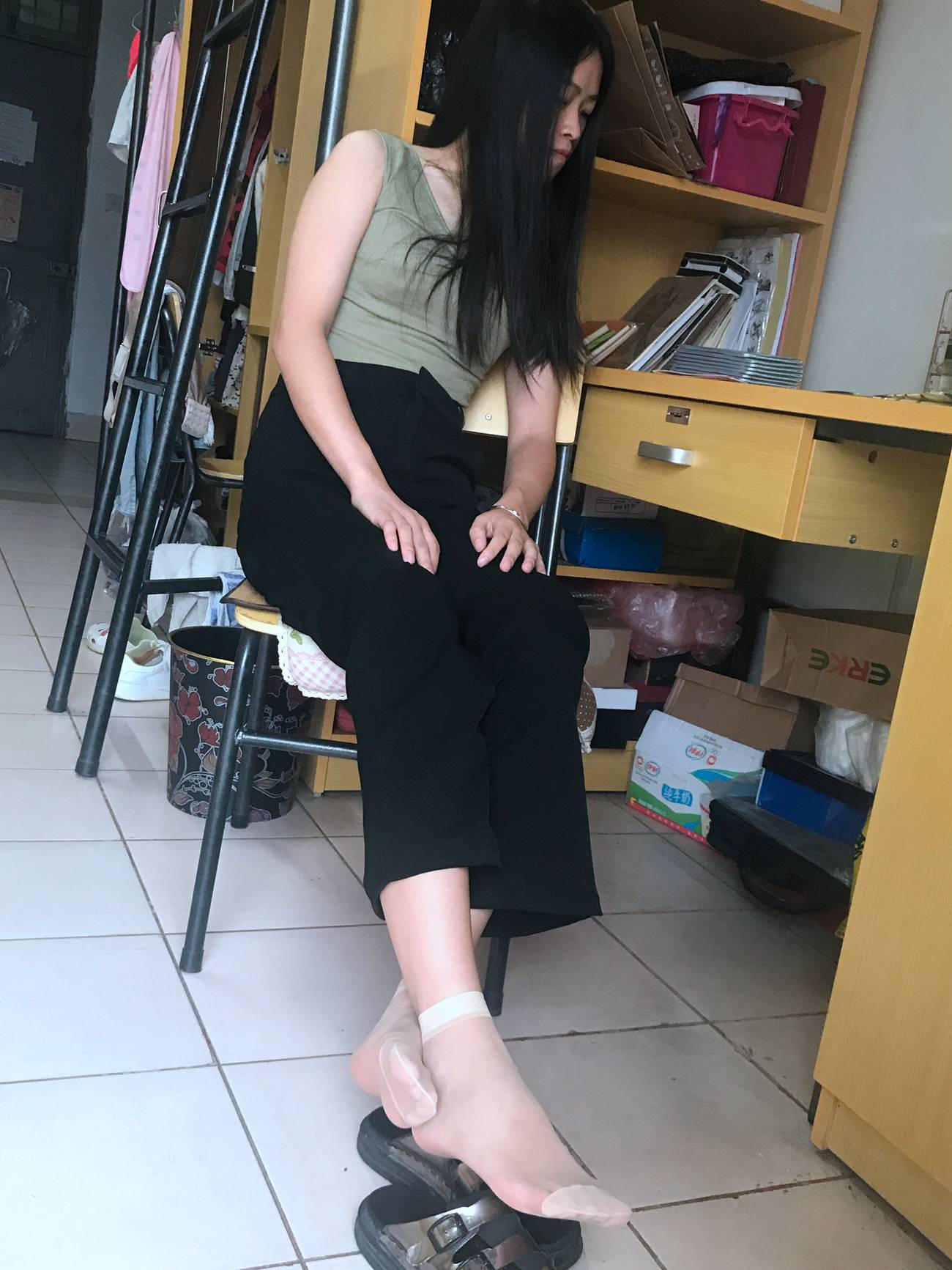 图片[97]-学妹校园寝室短丝系列023期 林丽雯[98P] – 速更版-美库