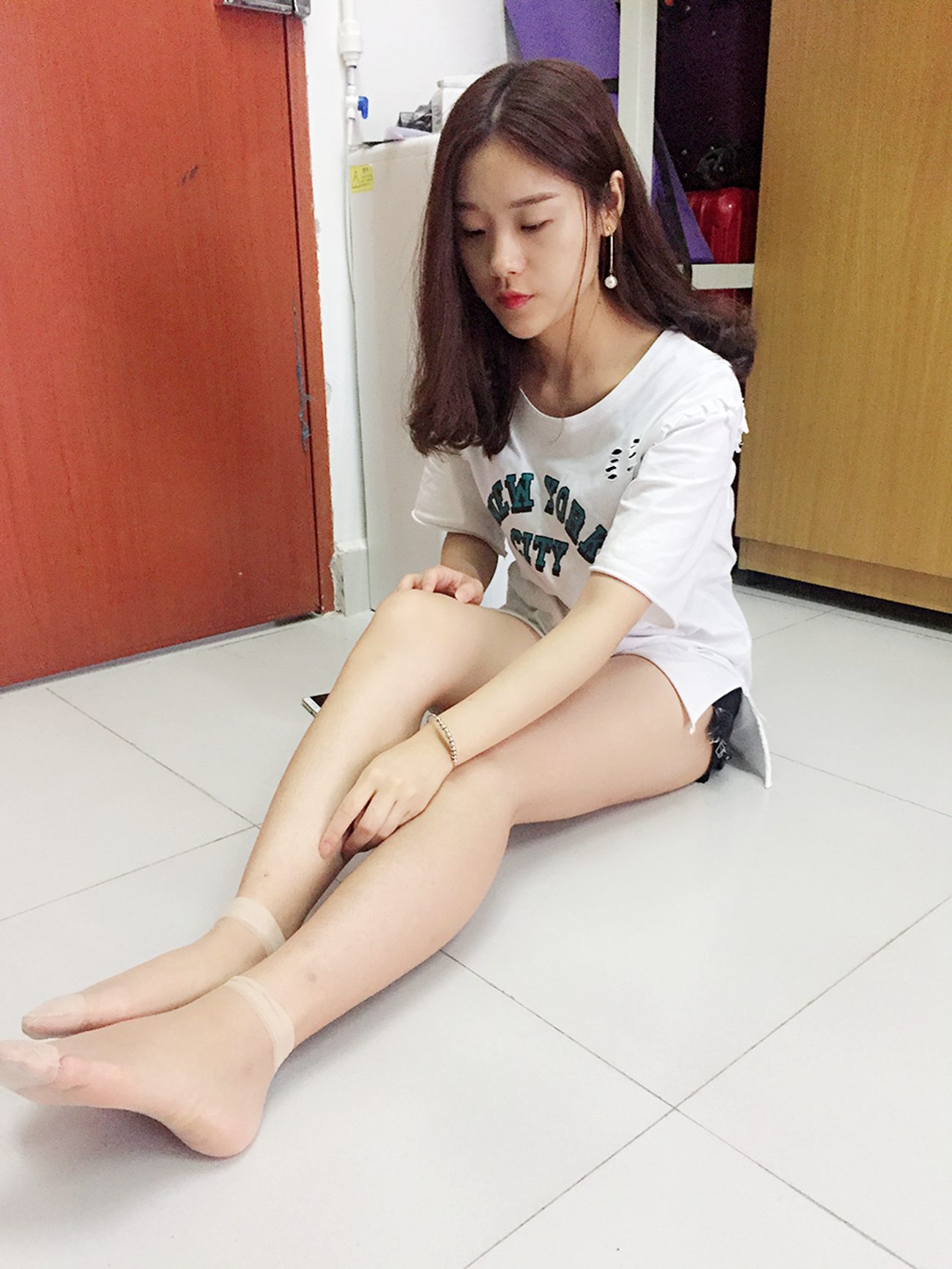 图片[20]-学妹校园寝室短丝系列025期 林薇[49P] – 速更版-美库