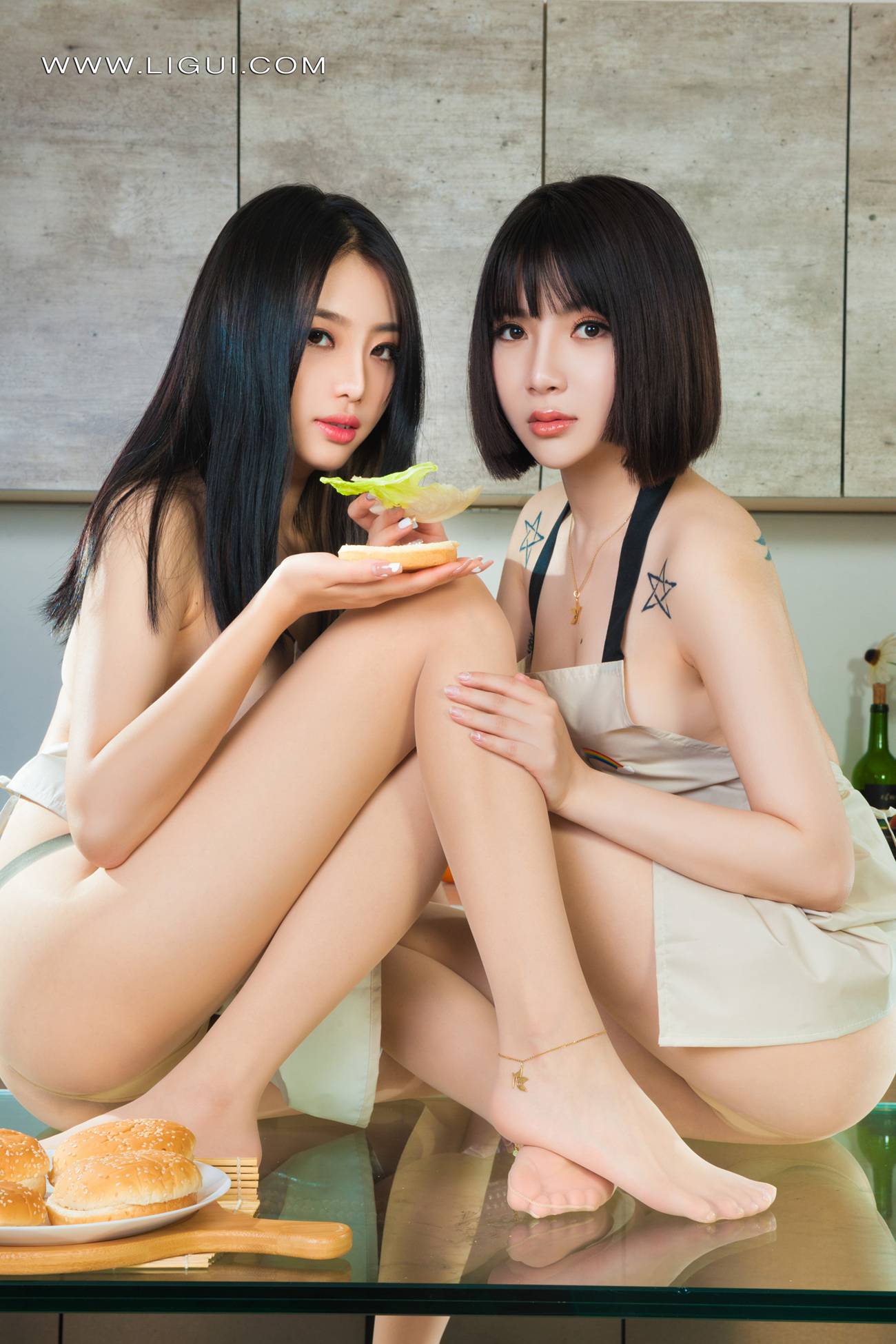 图片[18]-[Ligui丽柜]2022.03.18 《莲食记-超级汉堡》小智贤&小七[75+1P] – 速更版-美库