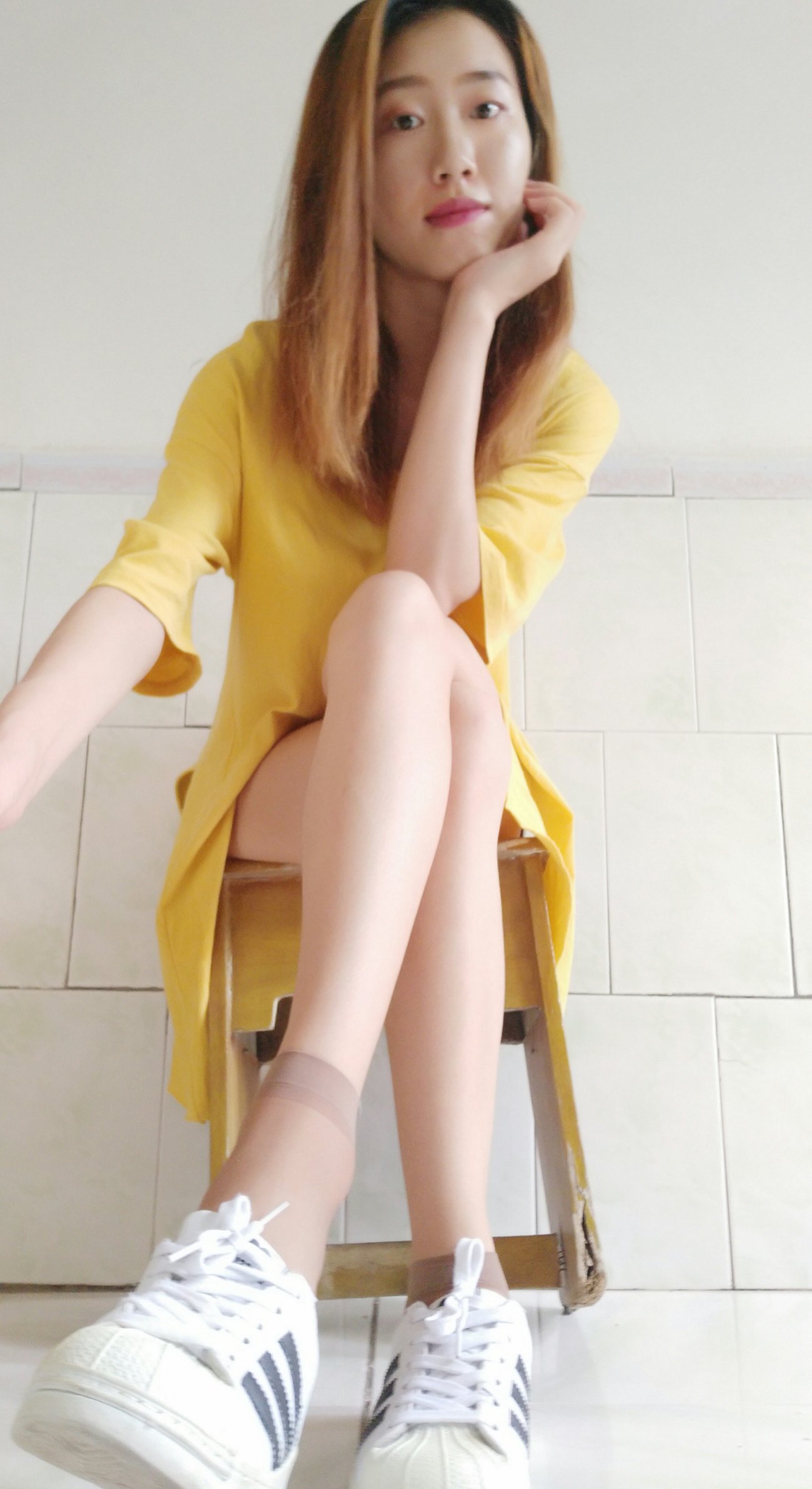 图片[14]-学妹校园寝室短丝系列026期 刘静[81P] – 速更版-美库