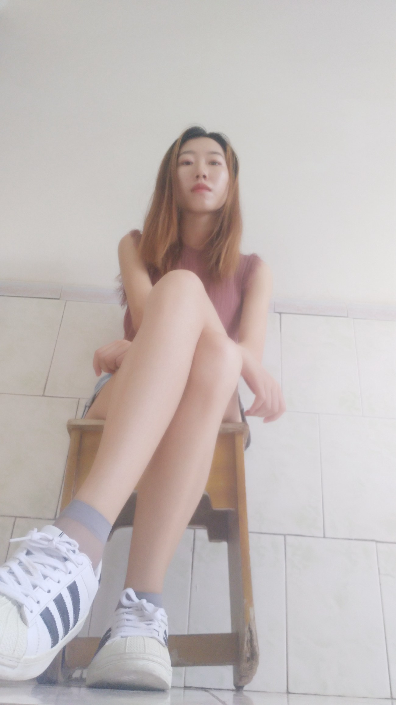 图片[17]-学妹校园寝室短丝系列026期 刘静[81P] – 速更版-美库