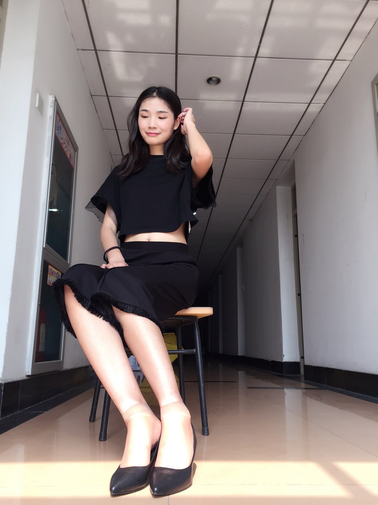 图片[10]-学妹校园寝室短丝系列027期 陆晓芸[65P] – 速更版-美库