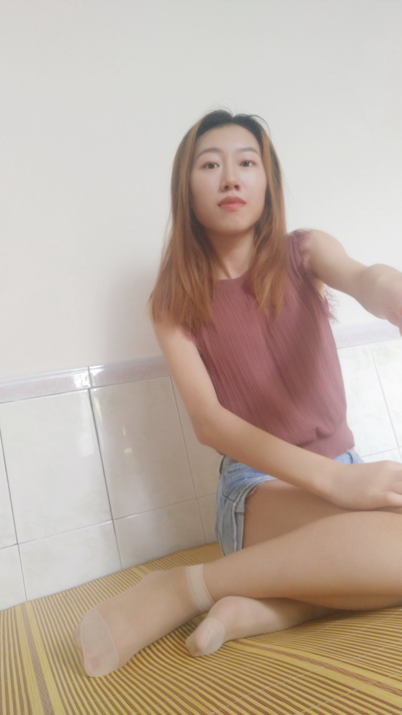 图片[23]-学妹校园寝室短丝系列026期 刘静[81P] – 速更版-美库