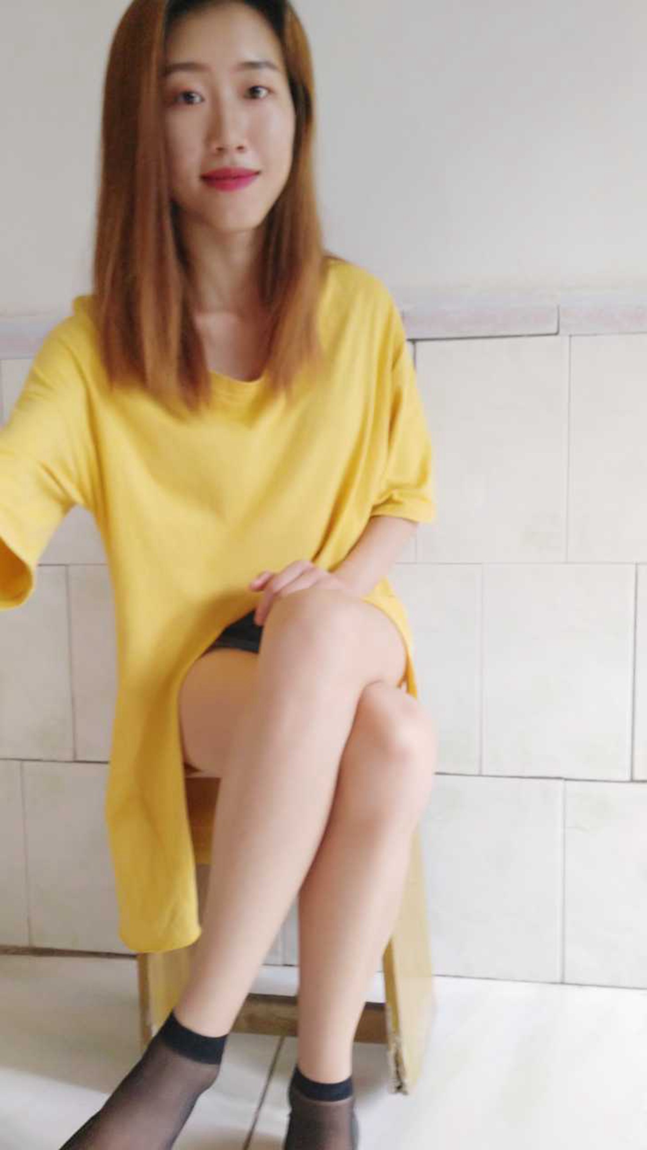 图片[26]-学妹校园寝室短丝系列026期 刘静[81P] – 速更版-美库