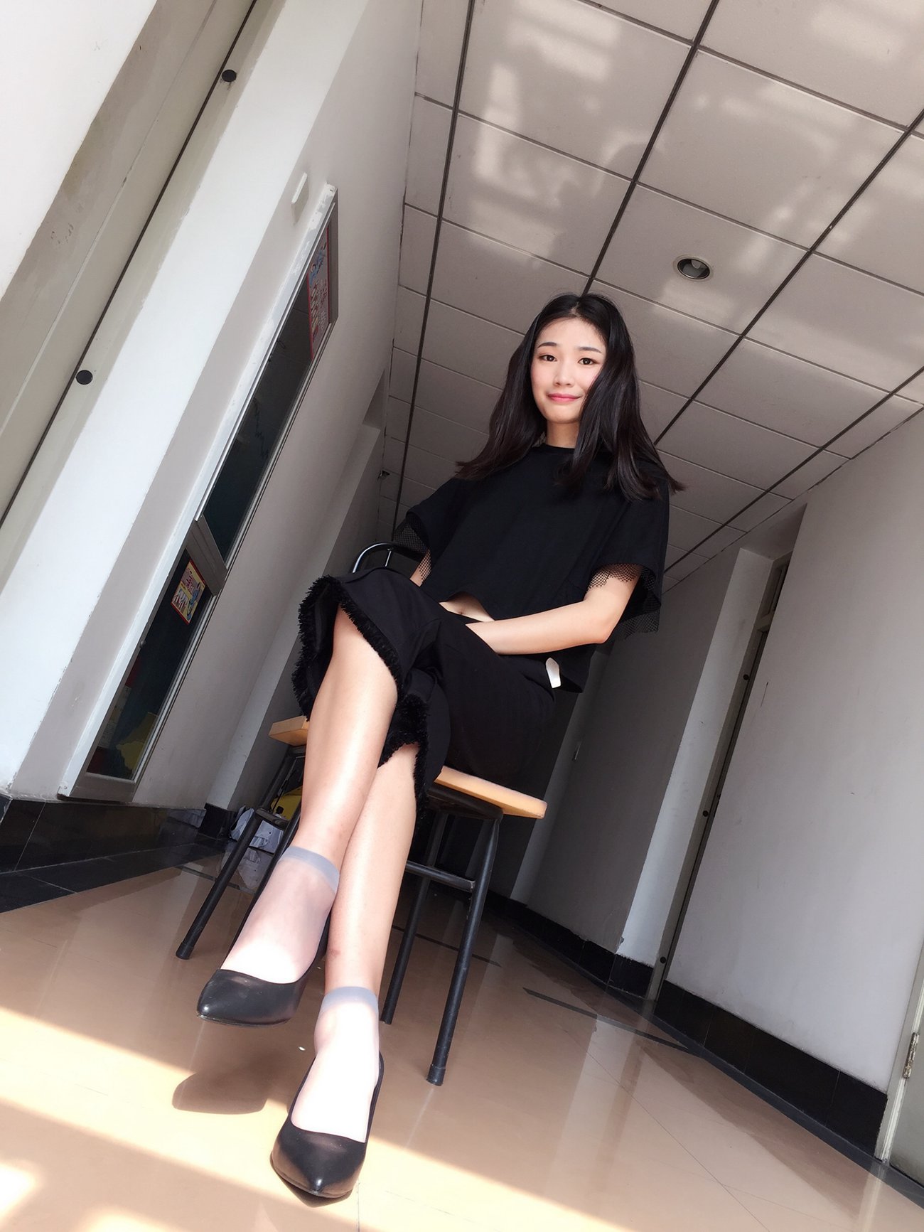 图片[17]-学妹校园寝室短丝系列027期 陆晓芸[65P] – 速更版-美库