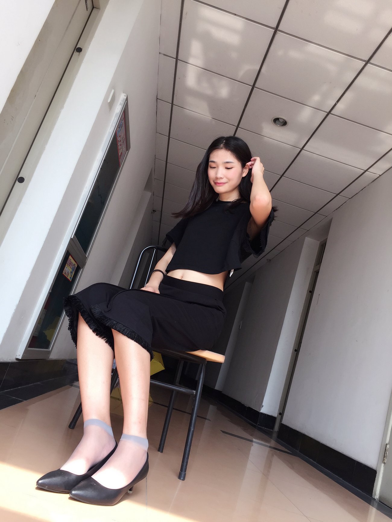 图片[18]-学妹校园寝室短丝系列027期 陆晓芸[65P] – 速更版-美库