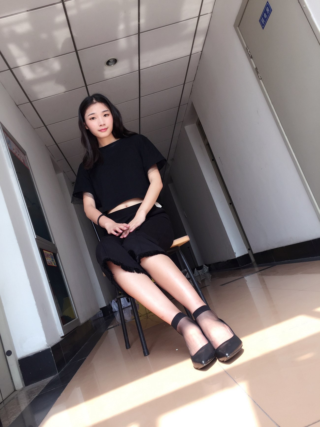 图片[20]-学妹校园寝室短丝系列027期 陆晓芸[65P] – 速更版-美库