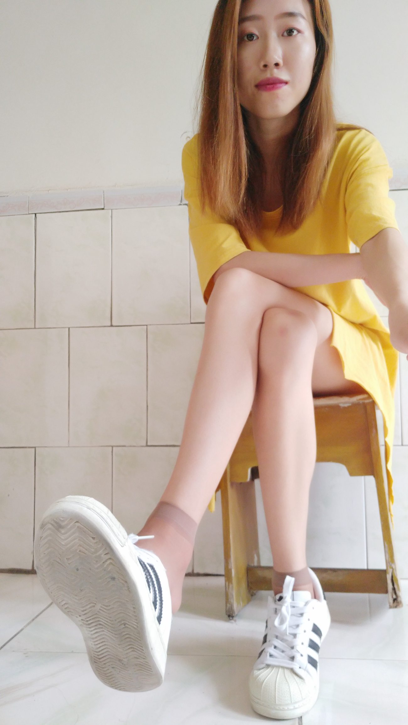 图片[41]-学妹校园寝室短丝系列026期 刘静[81P] – 速更版-美库