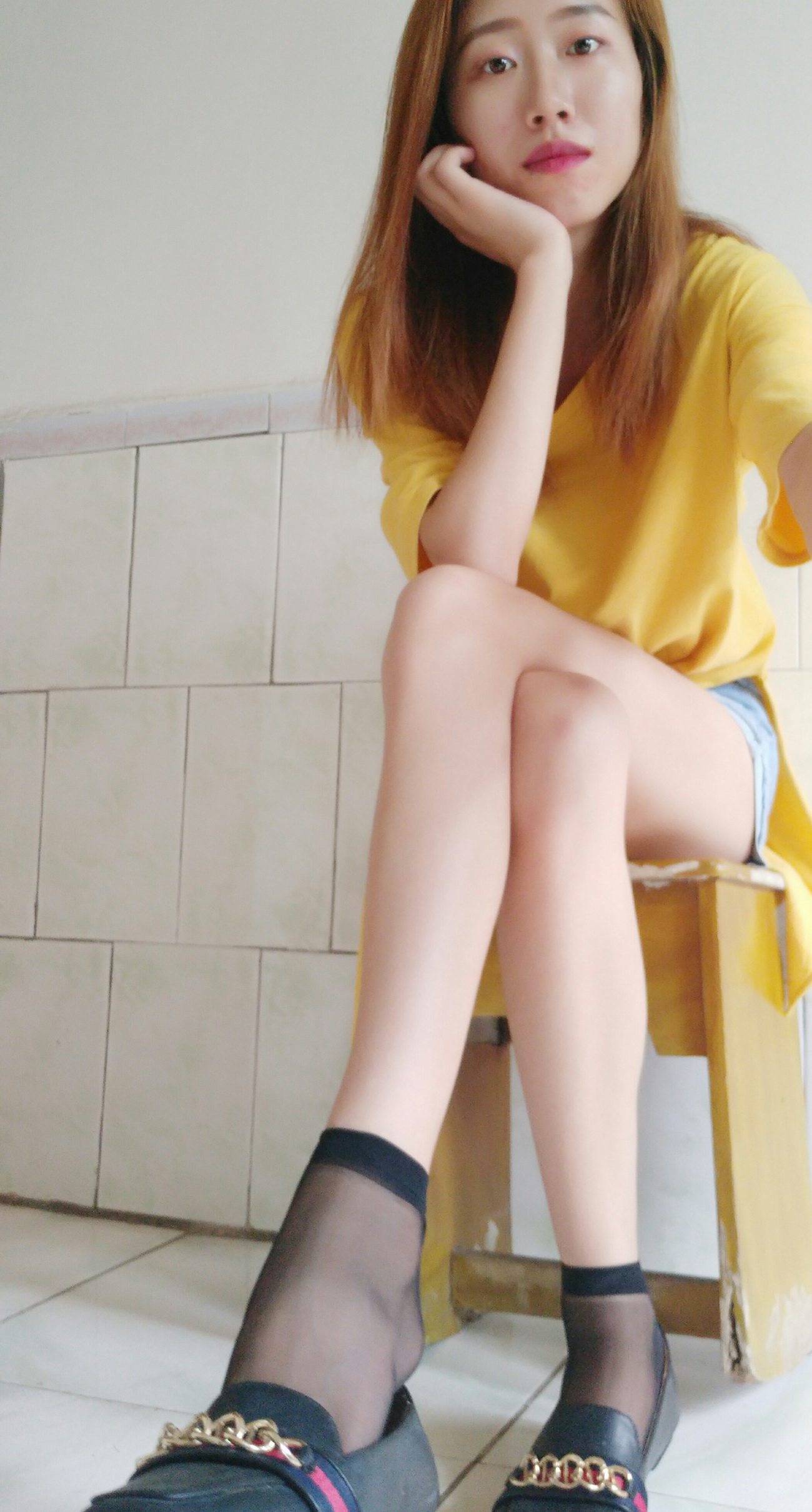 图片[60]-学妹校园寝室短丝系列026期 刘静[81P] – 速更版-美库