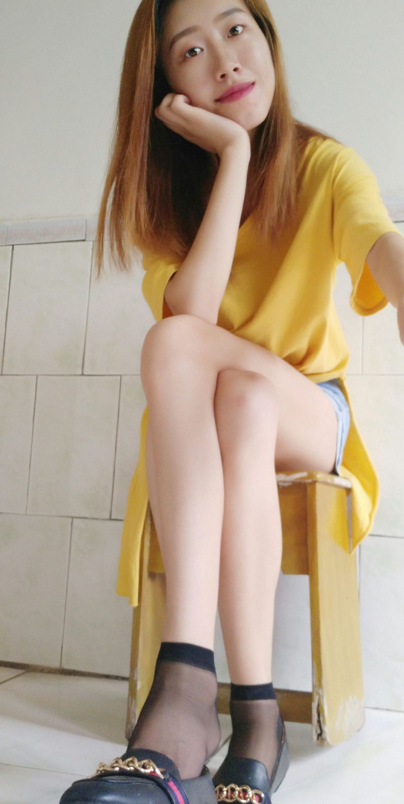 图片[65]-学妹校园寝室短丝系列026期 刘静[81P] – 速更版-美库