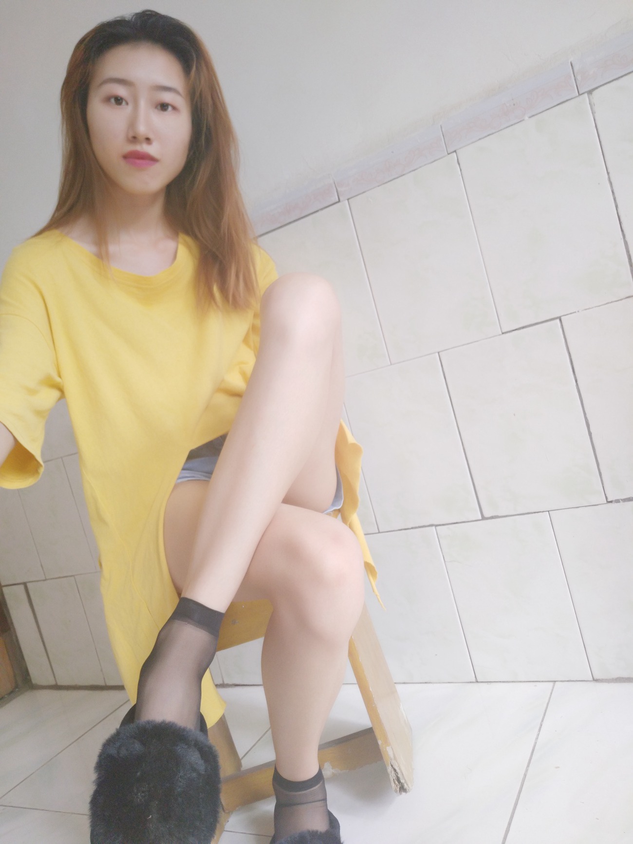 图片[66]-学妹校园寝室短丝系列026期 刘静[81P] – 速更版-美库