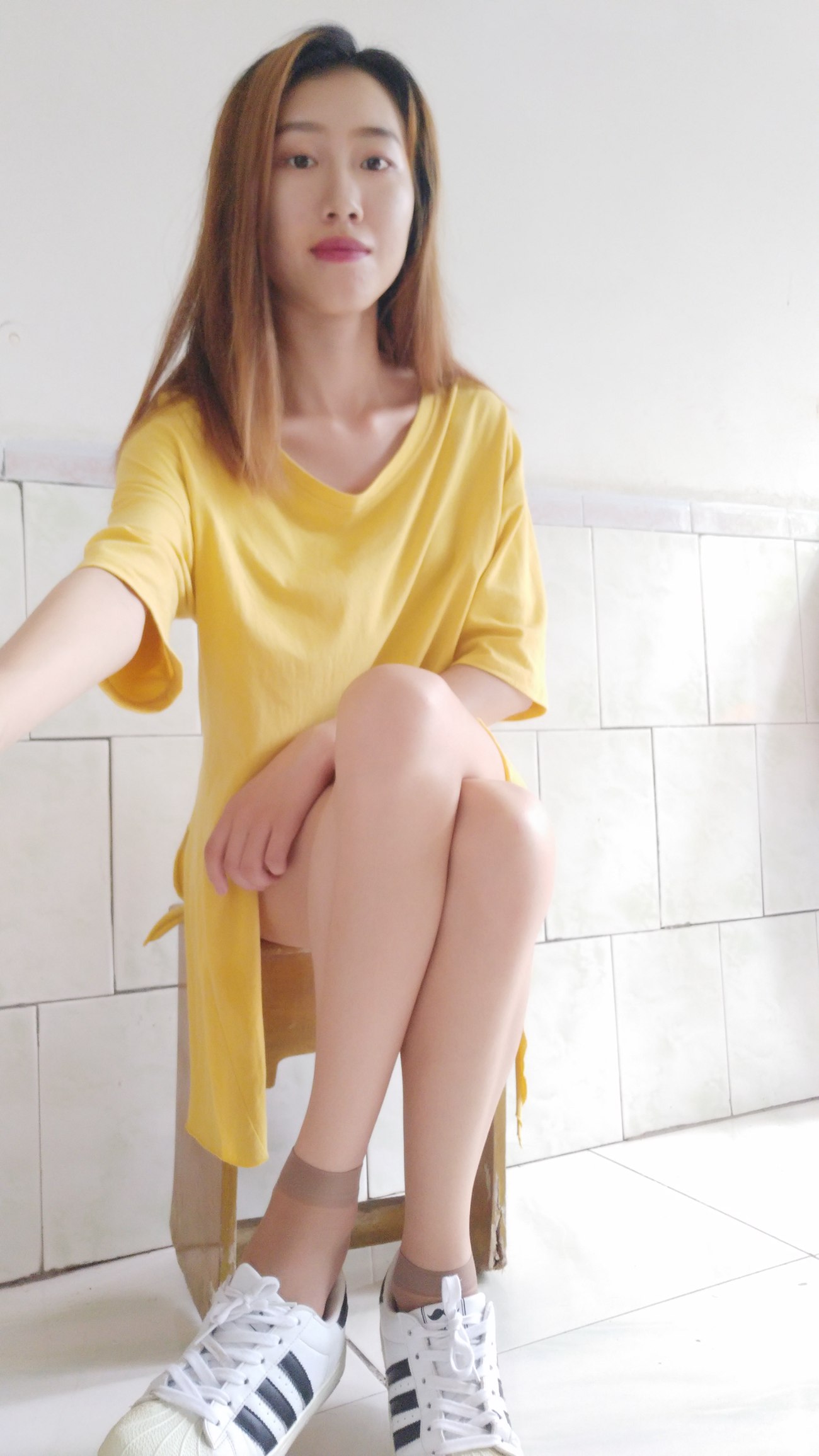 图片[79]-学妹校园寝室短丝系列026期 刘静[81P] – 速更版-美库