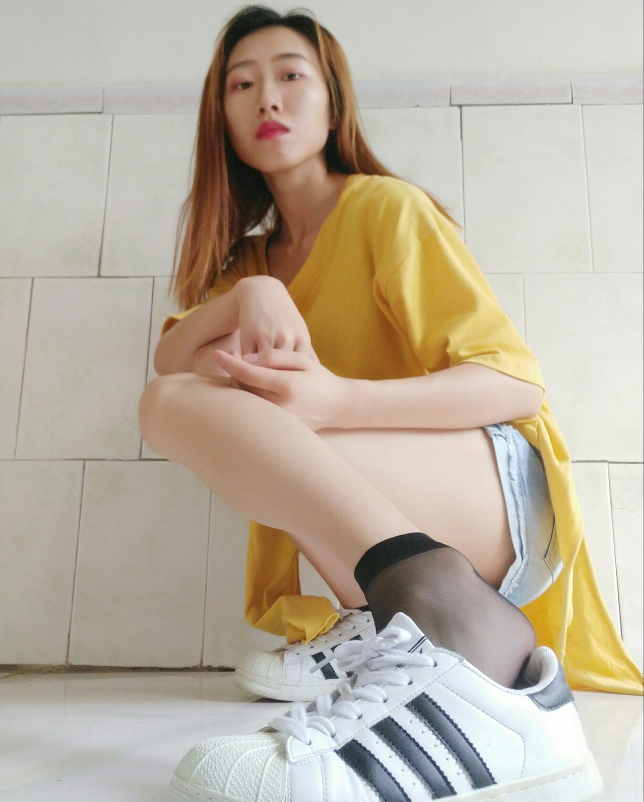 图片[82]-学妹校园寝室短丝系列026期 刘静[81P] – 速更版-美库