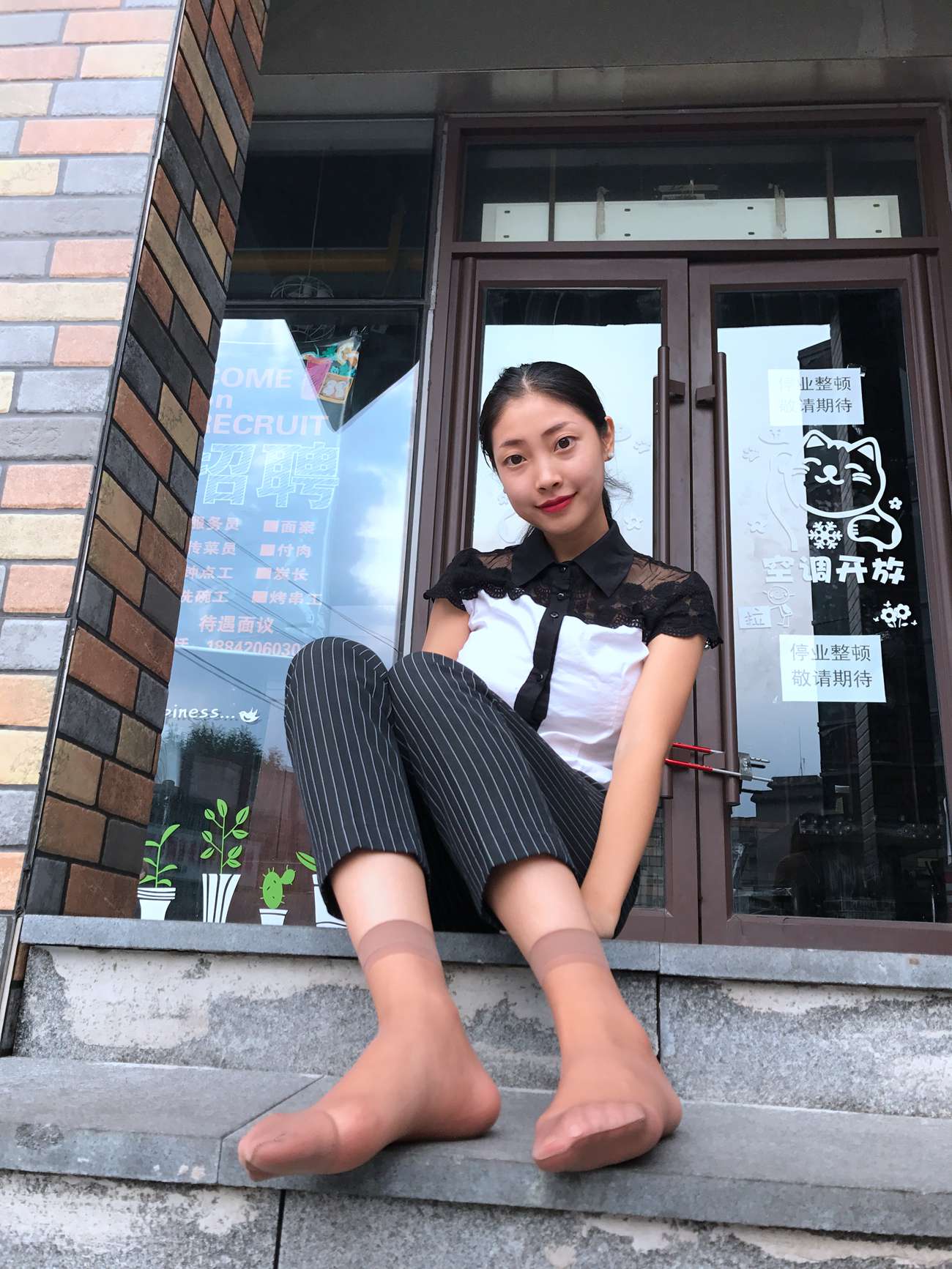 图片[11]-学妹校园寝室短丝系列028期 马欢[190P] – 速更版-美库