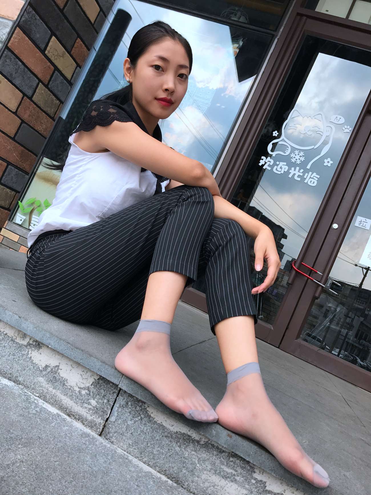 图片[13]-学妹校园寝室短丝系列028期 马欢[190P] – 速更版-美库