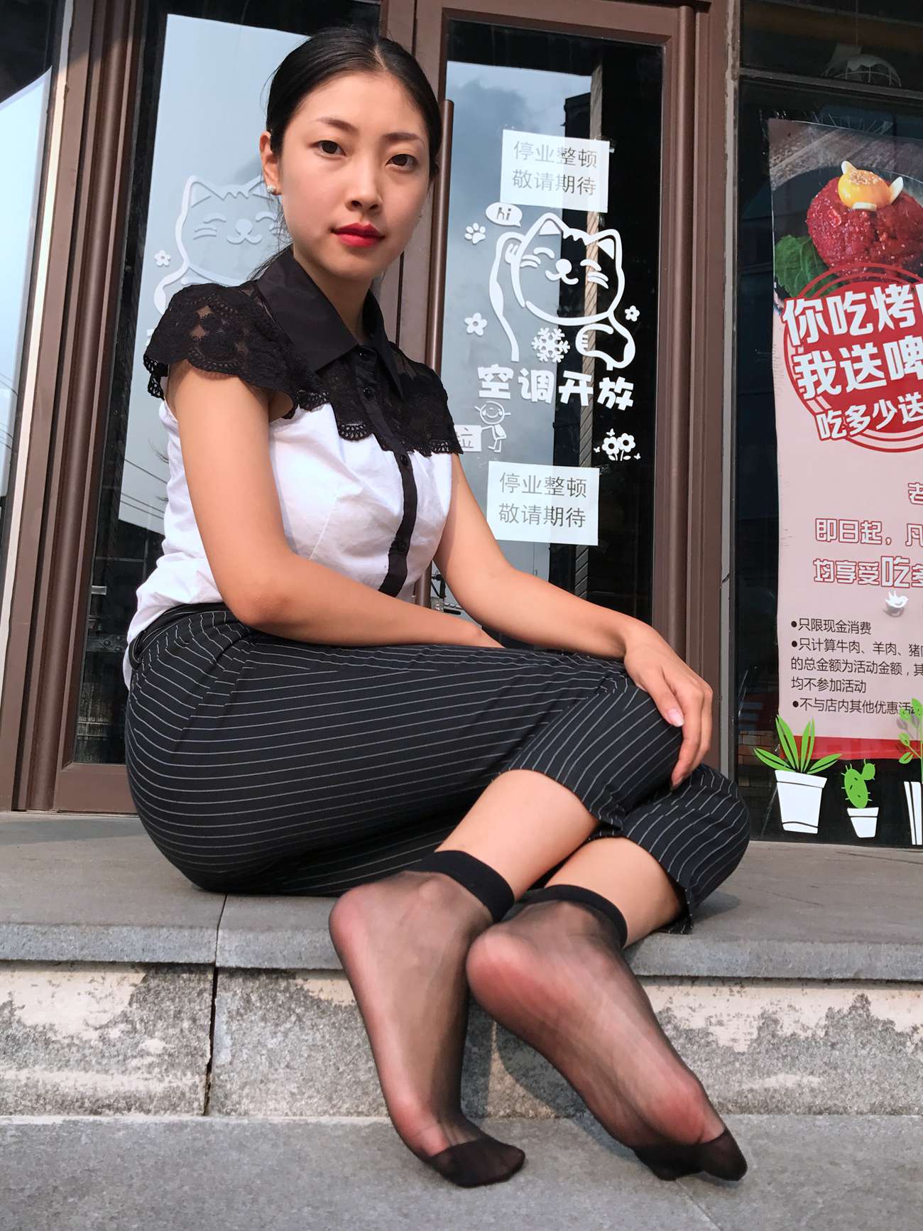 图片[16]-学妹校园寝室短丝系列028期 马欢[190P] – 速更版-美库