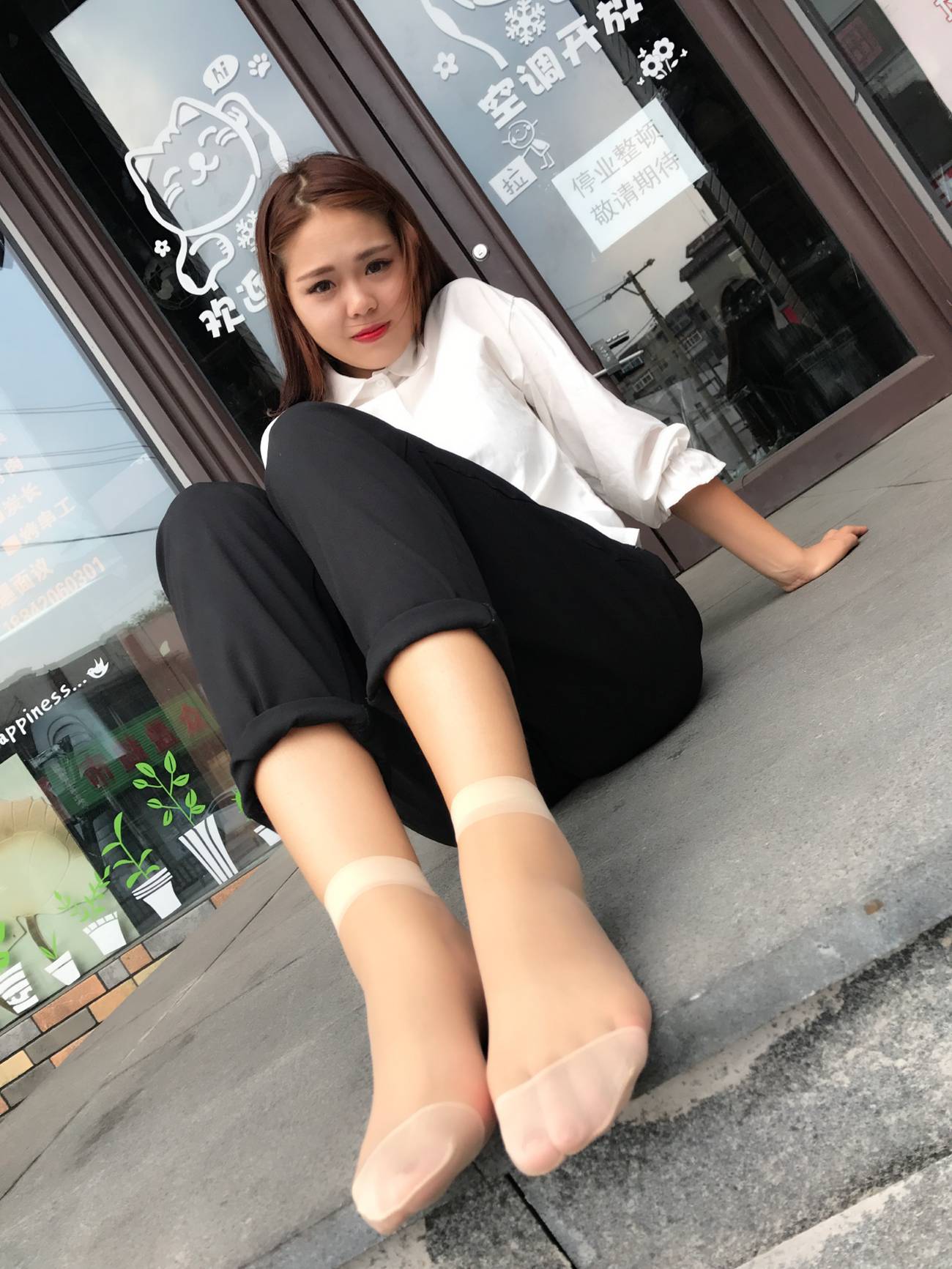 图片[18]-学妹校园寝室短丝系列028期 马欢[190P] – 速更版-美库