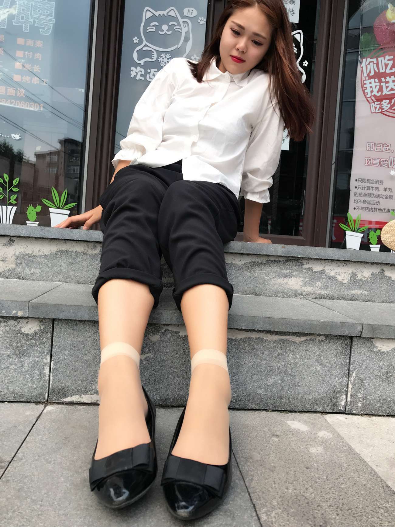 图片[19]-学妹校园寝室短丝系列028期 马欢[190P] – 速更版-美库